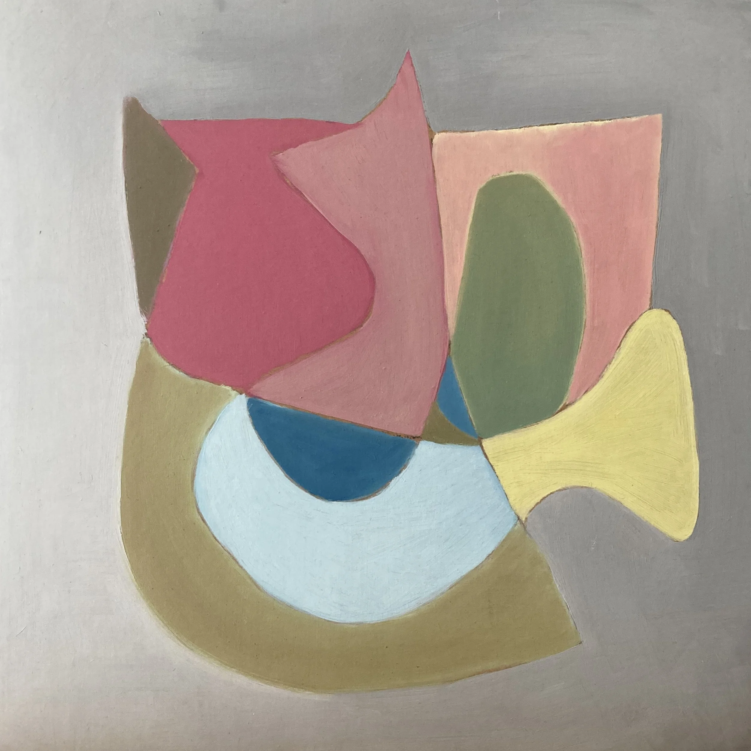 Cat, 2022, Oil on card