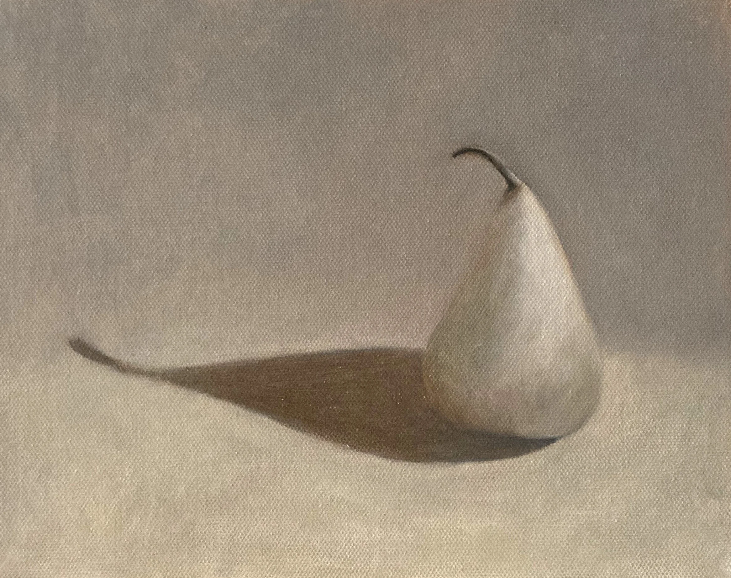 'Marble Pear' 2020. oil on canvas board