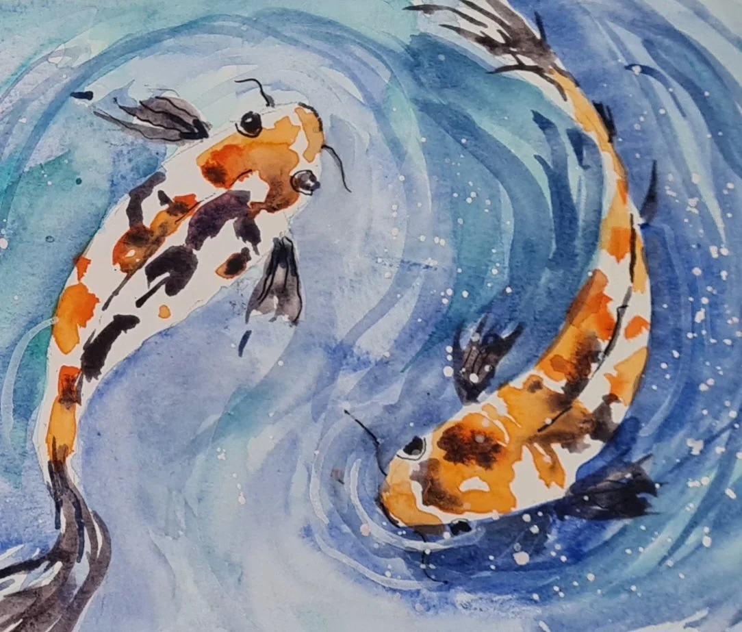 Two koi