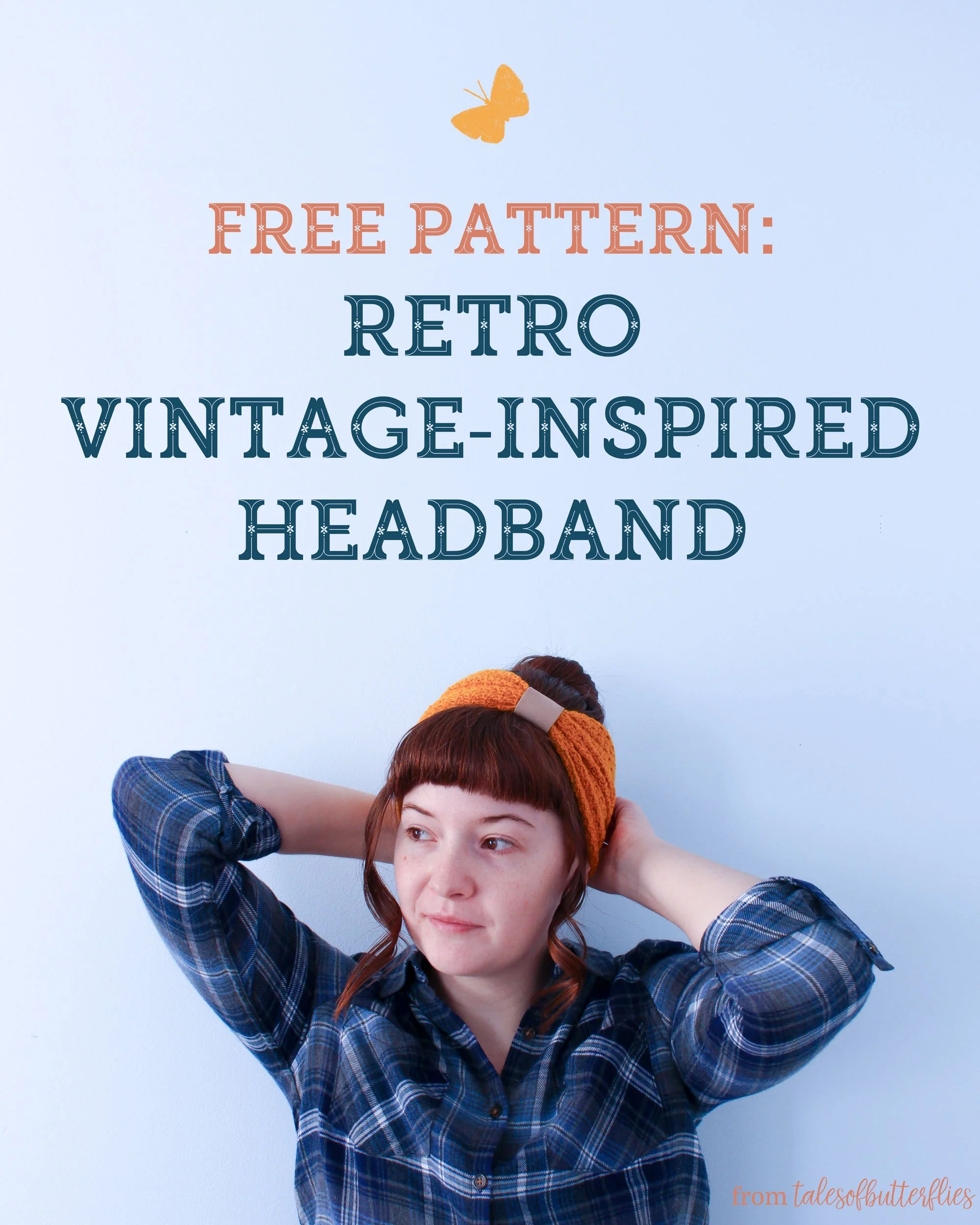 Free Pattern: Retro Vintage-Inspired Crochet Headband
