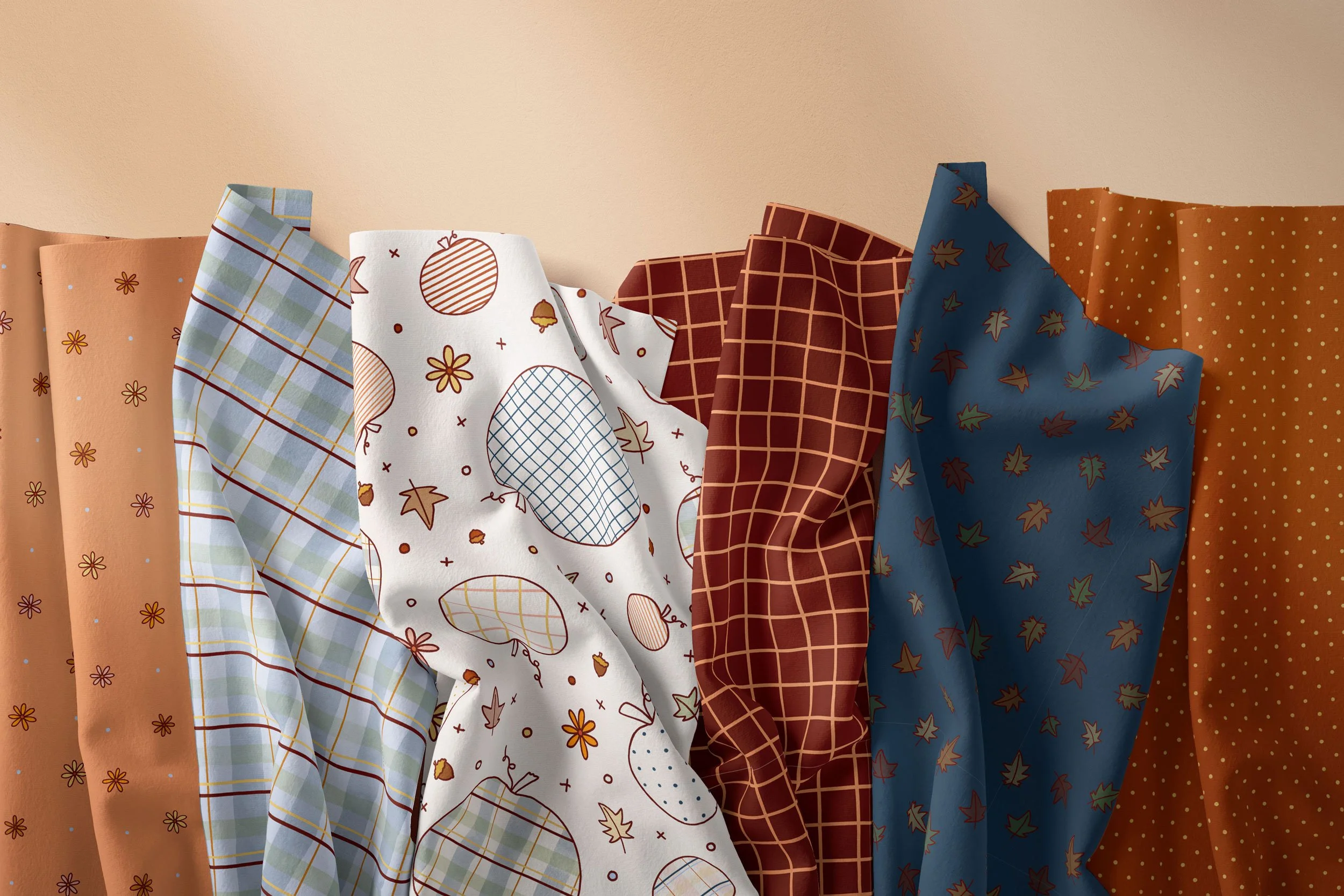 autumn hides at the end of summer + a new autumn surface design collection