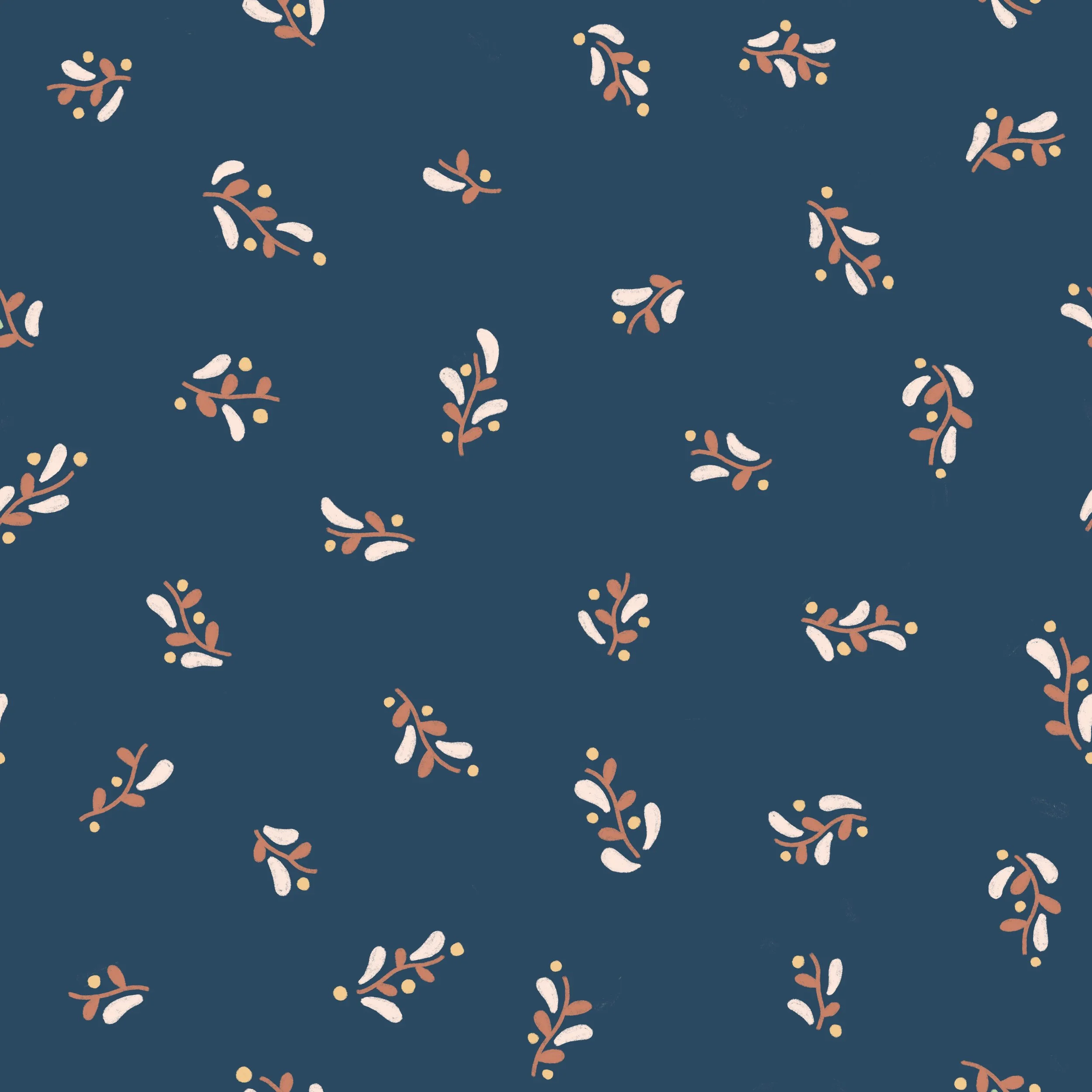 surface pattern spotlight: abstract leafy twigs