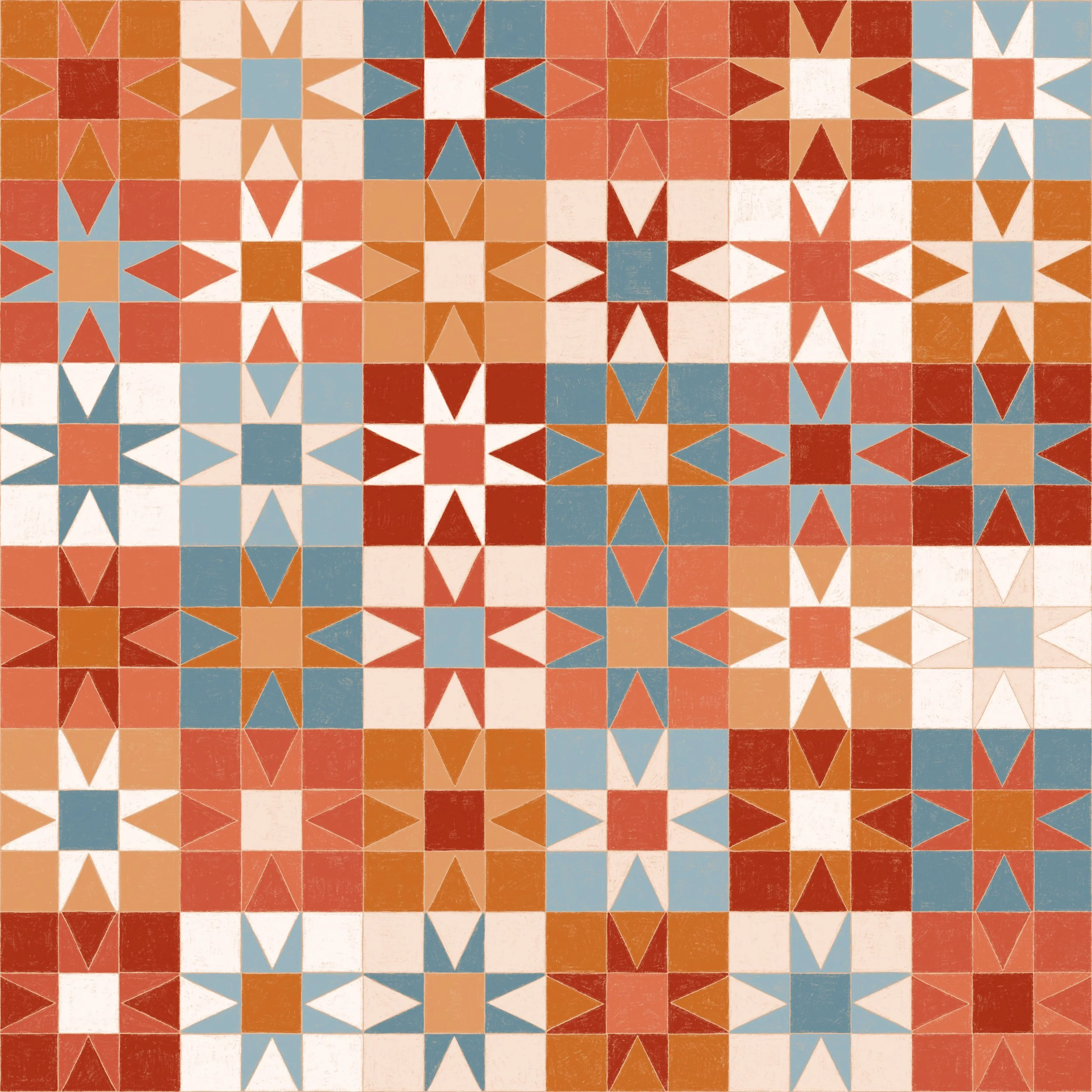 surface pattern spotlight: heirloom star quilt