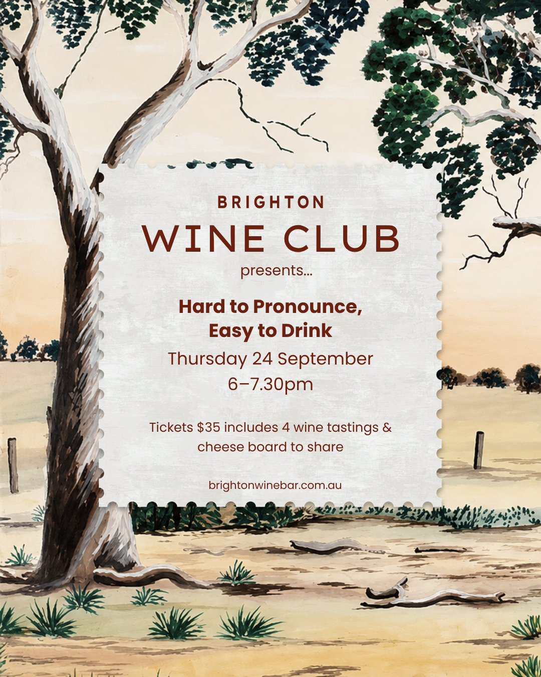 BRIGHTON WINE CLUB -  Hard to Pronounce, Easy to Drink