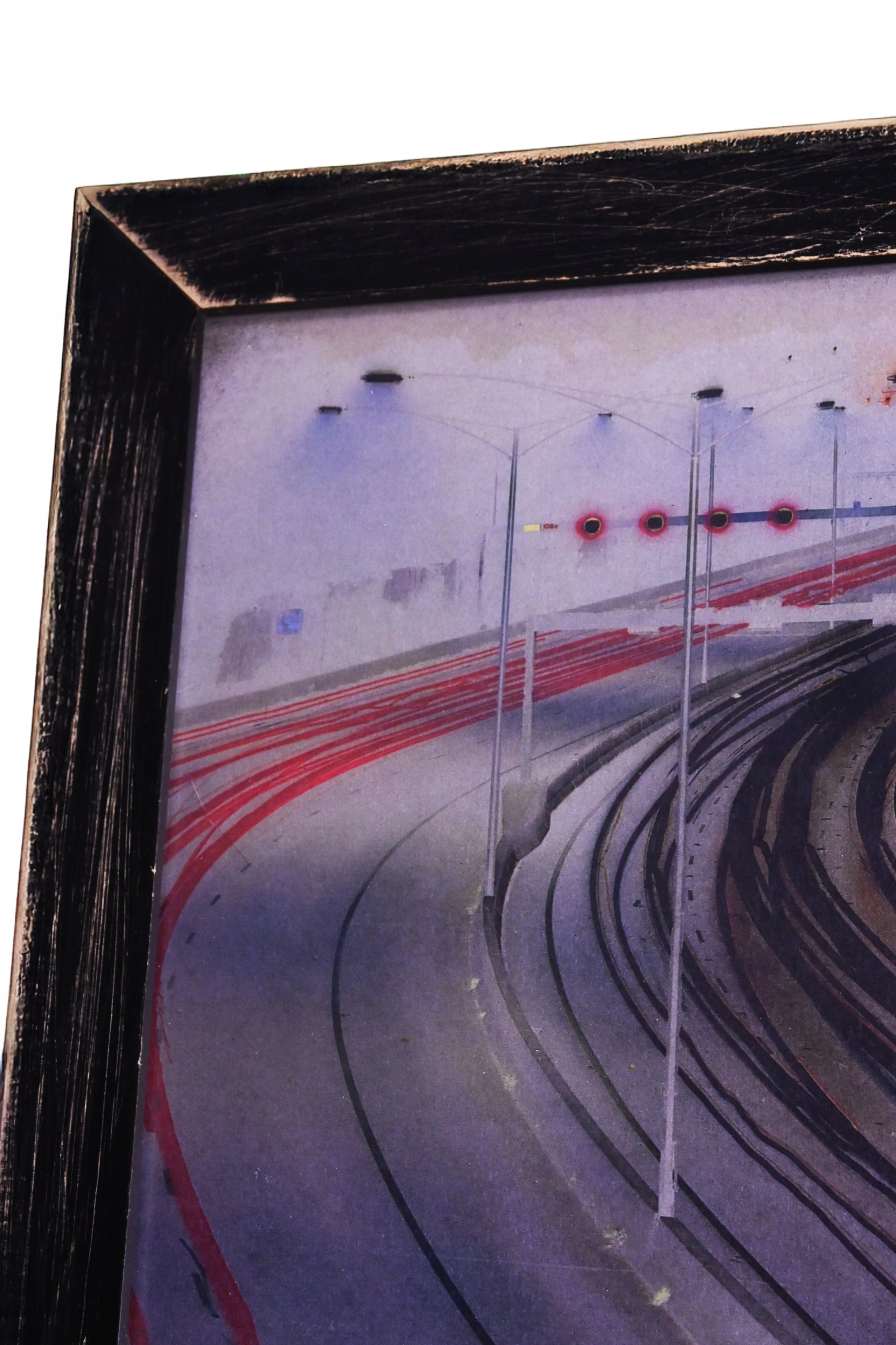 2017 Print 10 in distressed A4 frame