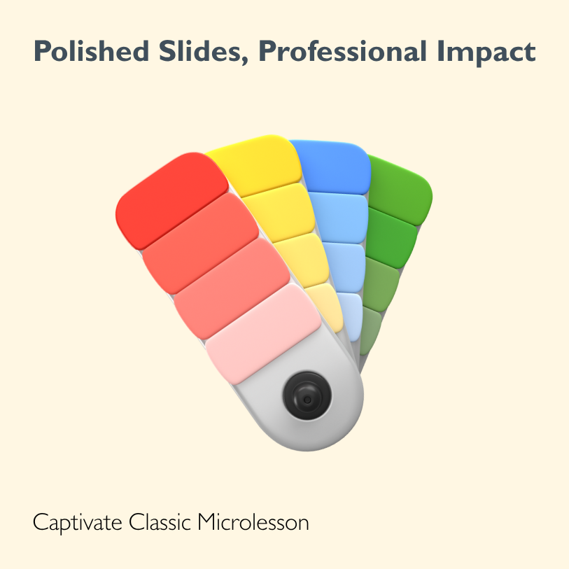 Adobe Captivate (Classic): Brand Integrity in Slide Design