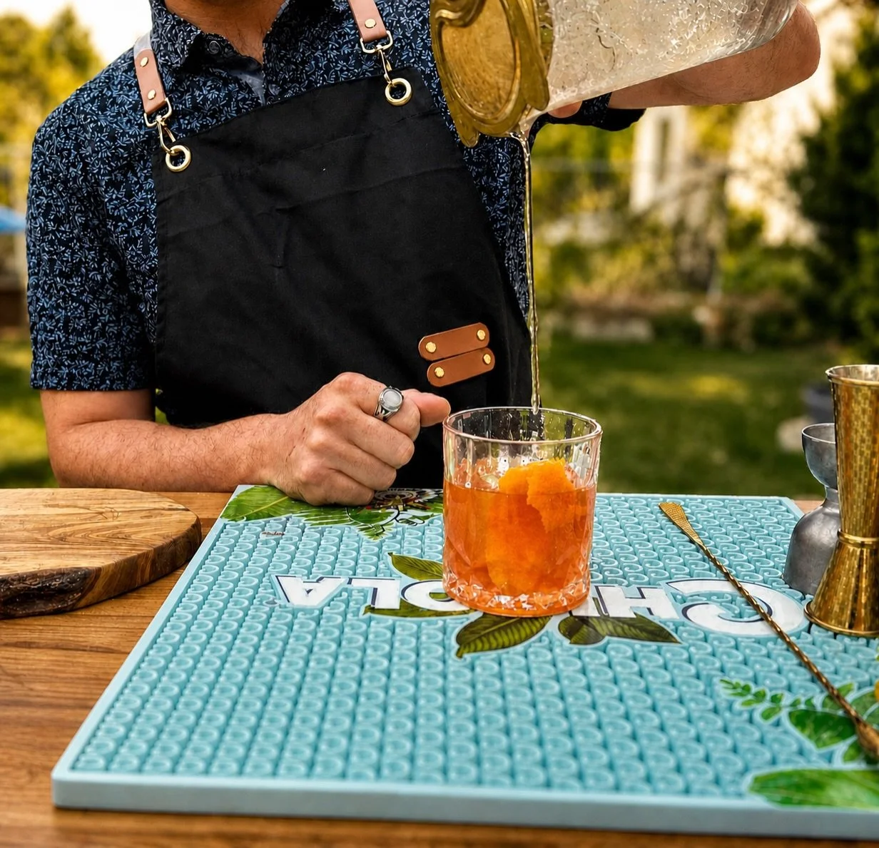 Double Old Fashioned? We&rsquo;ve got you. Crafted fresh on site for a birthday celebration yesterday. You bring the alcohol-we handle the experience. Booking summer events now. 

#bar #bartender #drinks #cocktails #summertime