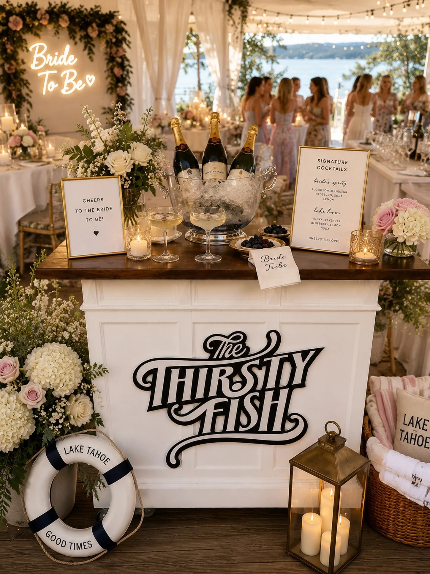 Bridal shower season is here 🤍 Let us bring the cocktails, charm, and luxury details to your celebration. 

#wedding #bride #party #coctails #events
