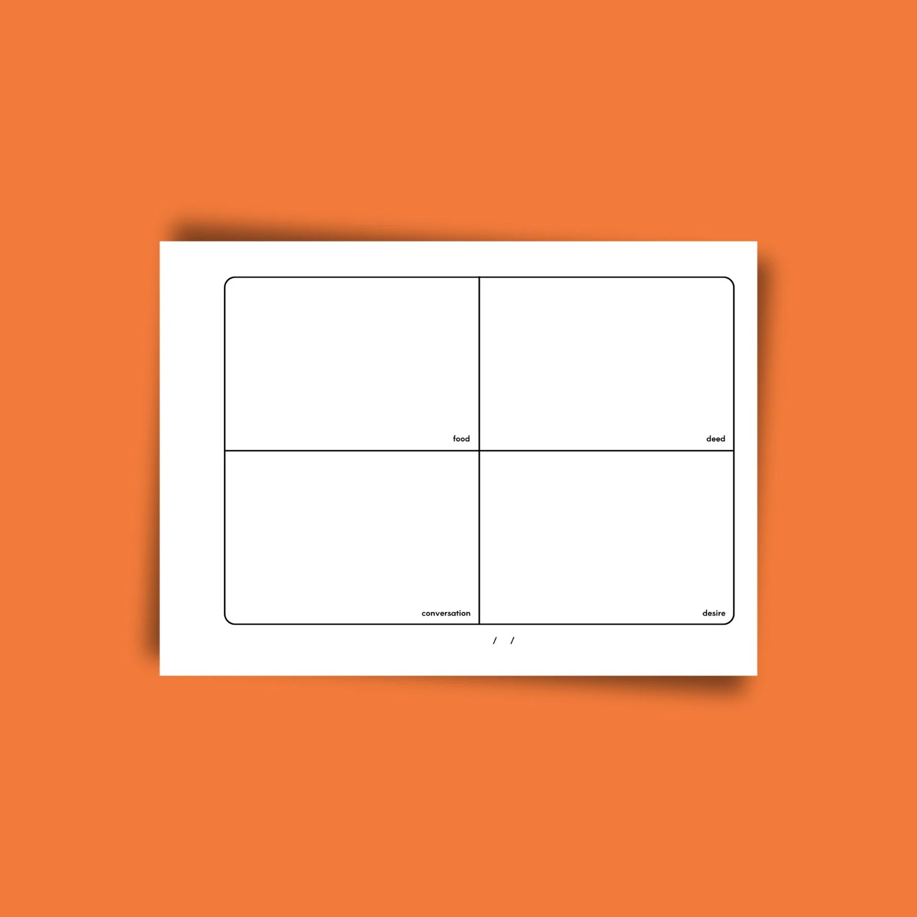 Small preview image of the right journaling pages of the Bento Journal.