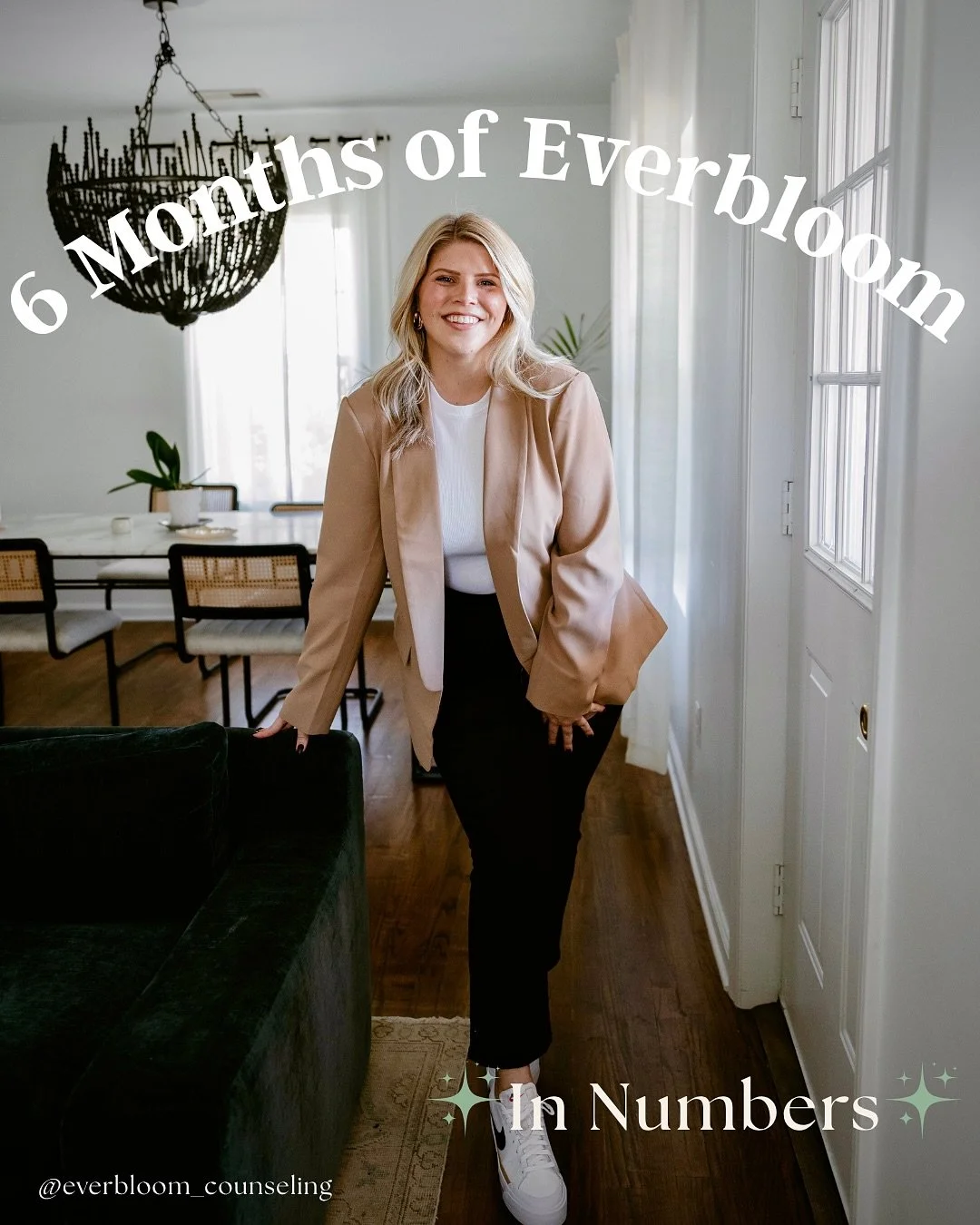 6 whole months of Everbloom! 💗

I am immensely grateful to every client, colleague, and supporter who&rsquo;s been part of my journey in creating this private practice. I&rsquo;m so excited for what&rsquo;s ahead!

Now serving clients in Charlotte, 