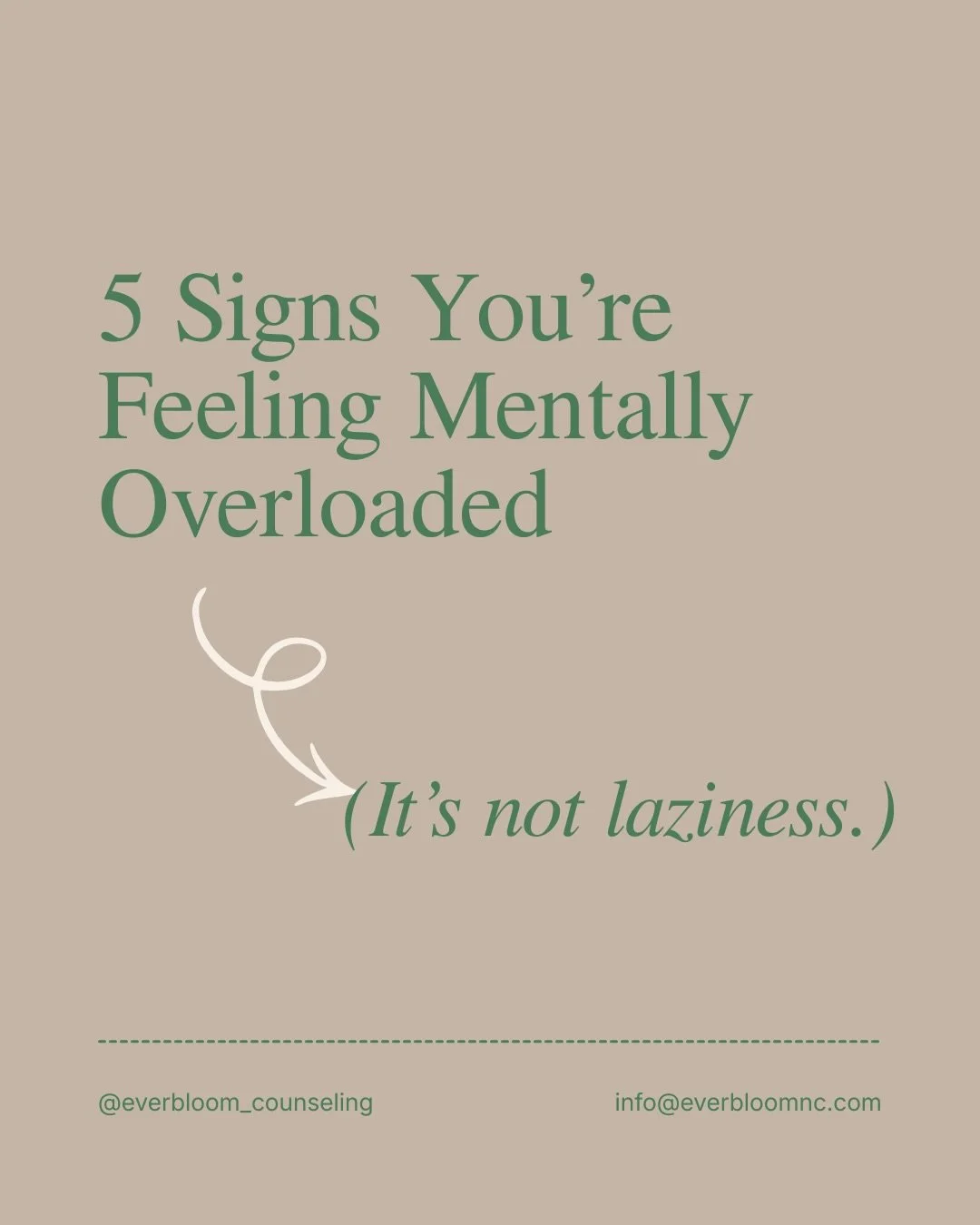 Overload doesn&rsquo;t always look like a breakdown. Sometimes it looks like forgetting why you walked into a room, or feeling exhausted after a full night&rsquo;s sleep. Your mind can only hold so much before it starts to show &mdash; and that&rsquo