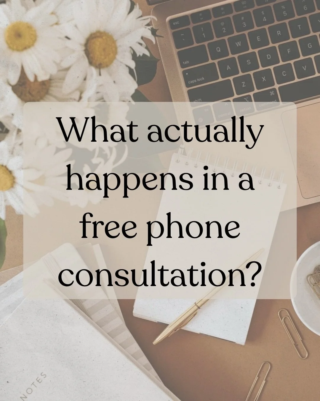 Ever typed out an email to a therapist and deleted it three times? This one&rsquo;s for you. 🌼

A consult call is just a chill, 10-minute conversation. Share as much or as little as you&rsquo;d like about why you&rsquo;re reaching out for therapy, a
