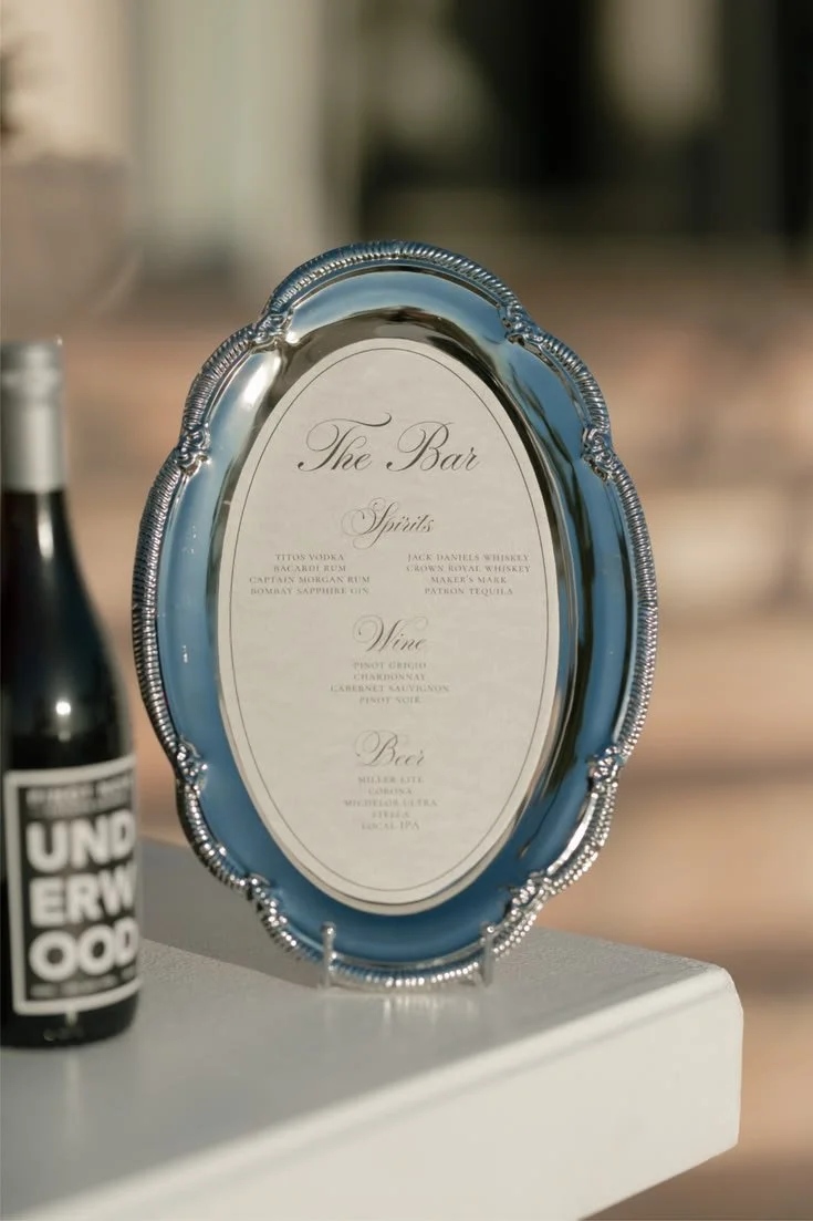 Silver Platter Sign