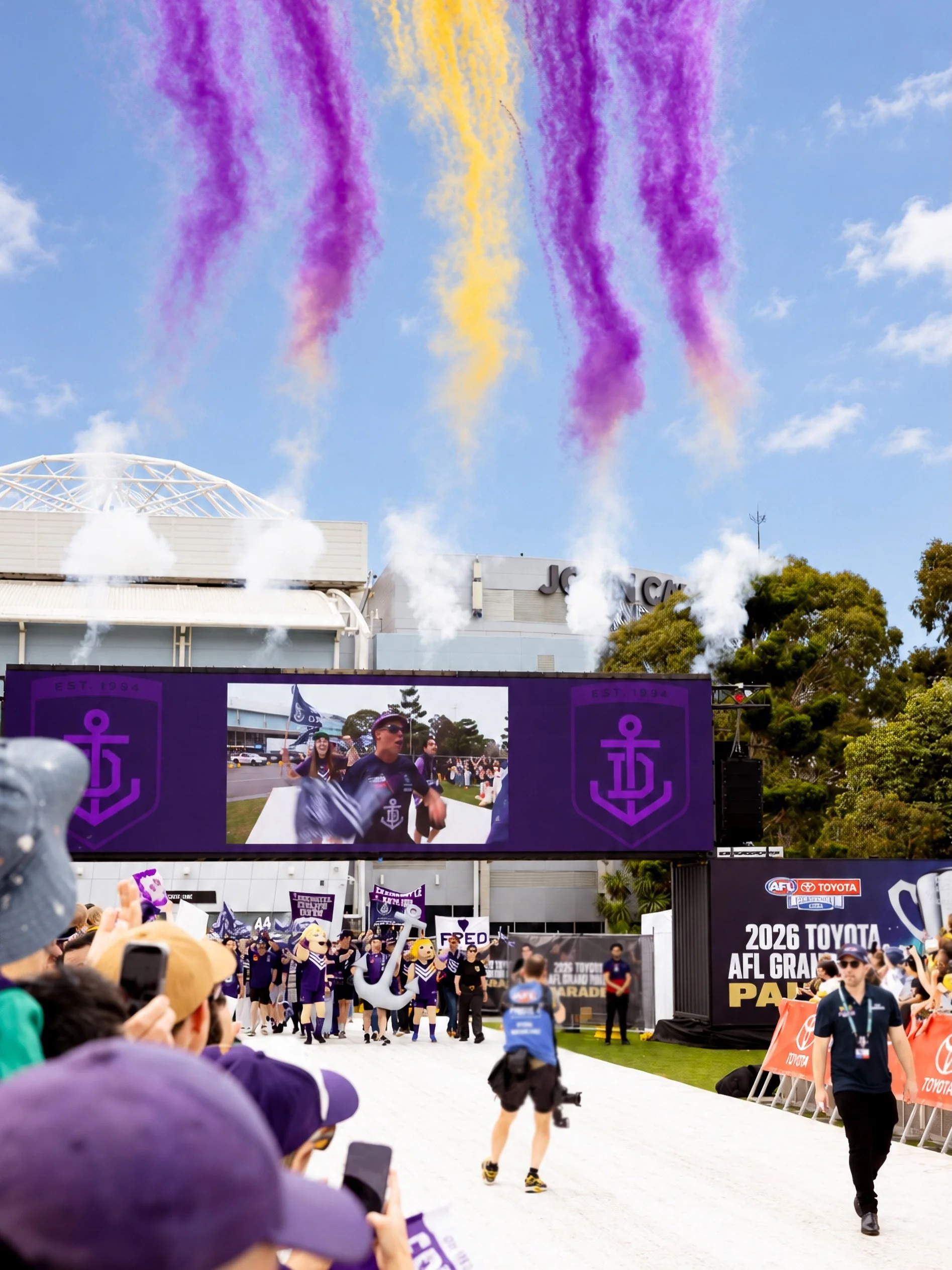 Fun day @ the 2026 @afl Grand Final Parade 🏈