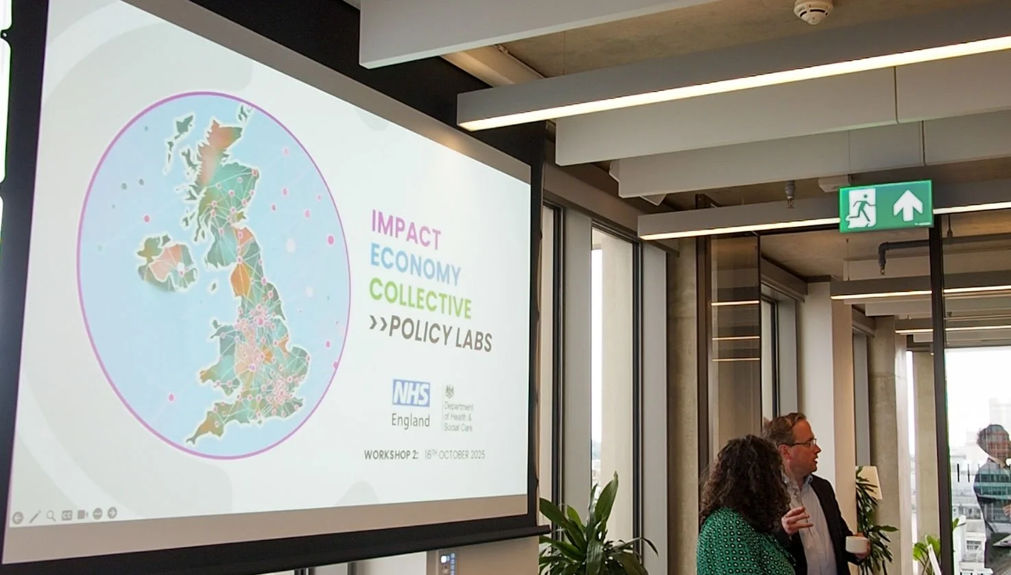 Image from a Lab featuring the slides with the picture of the uk in the IEC colours