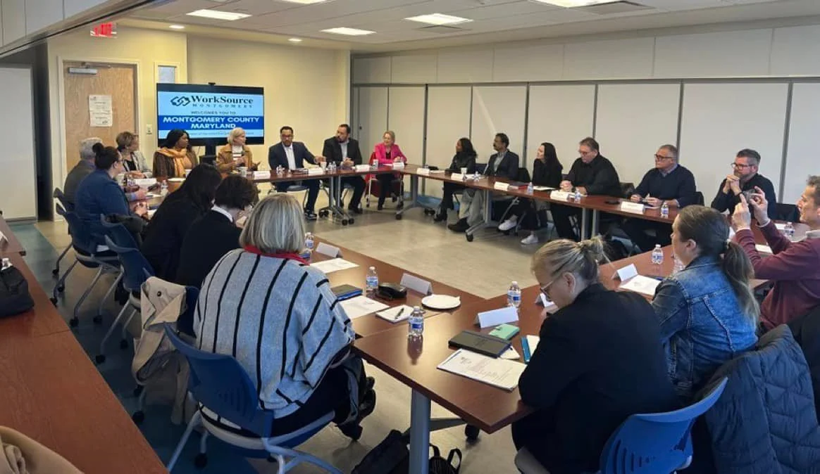 Yesterday, WorkSource Montgomery had the honor of hosting the National Employment Services Association of Australia. As the Chair of the Workforce Development Board, I was filled with pride as I shared the incredible work that our county is doing. An