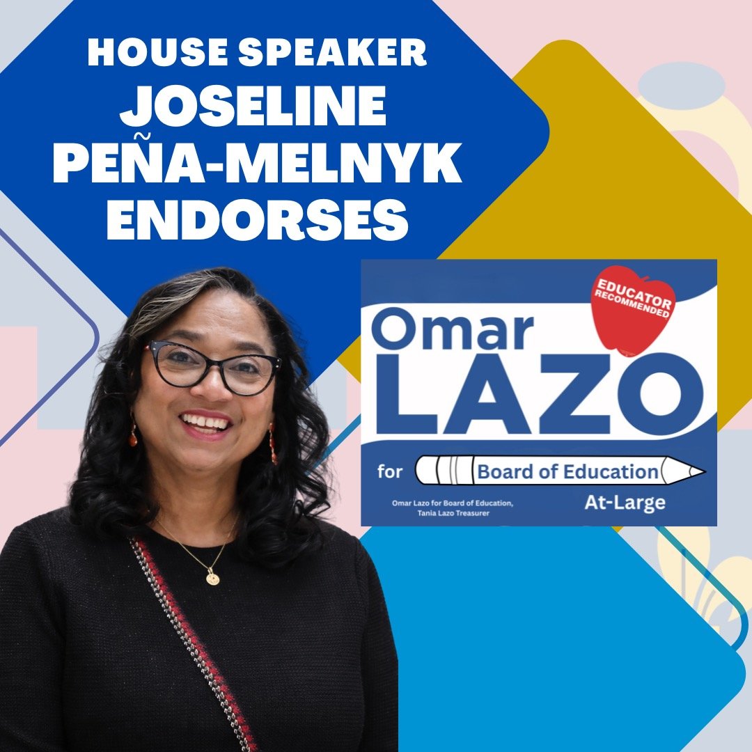 I&rsquo;m deeply honored to receive the endorsement of House Speaker Del. Joseline Pe&ntilde;a-Melnyk.
Her leadership, integrity, and lifelong commitment to our community have made a real difference for families across Montgomery County and Maryland.