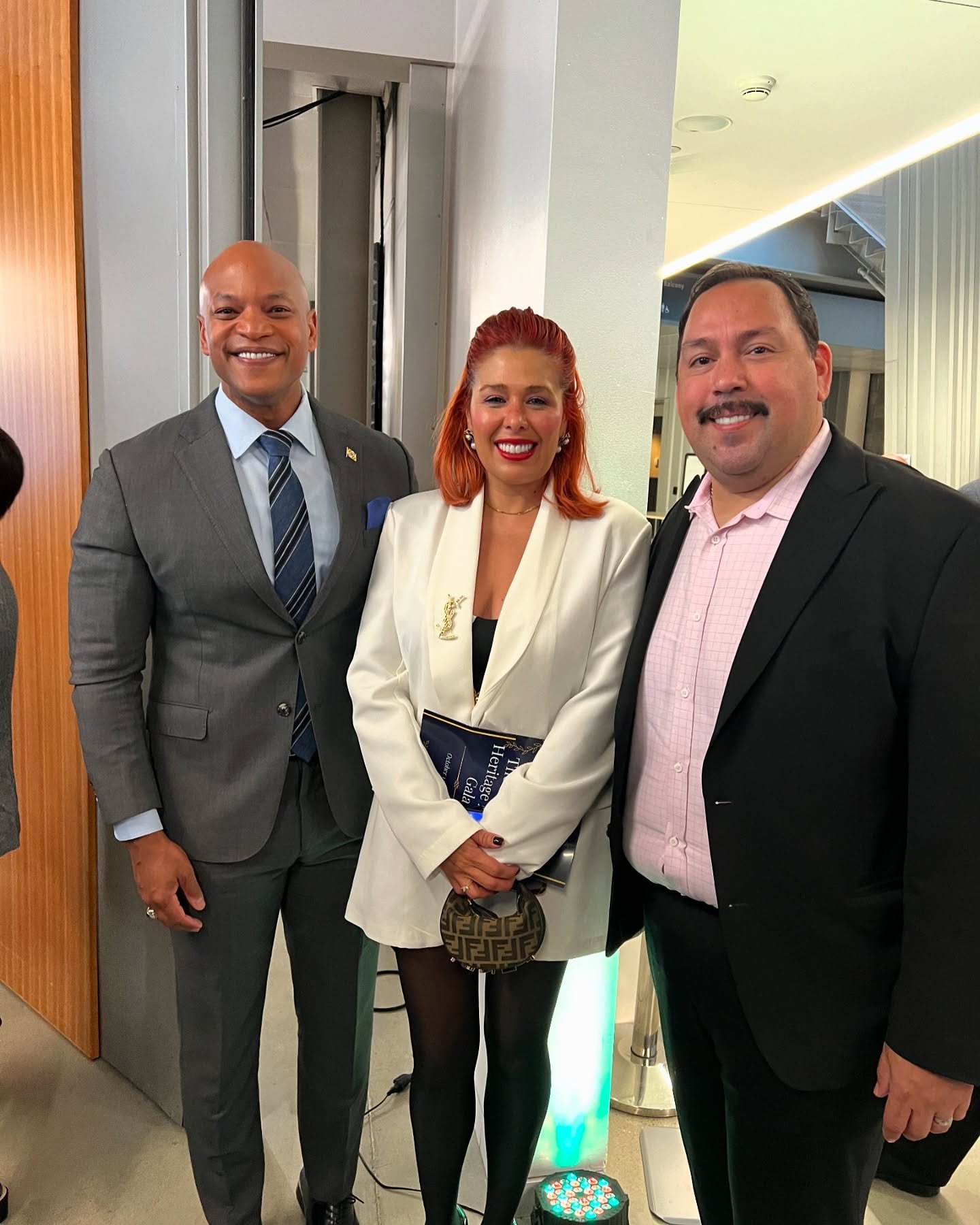 Thank you to @govwesmoore  for attending the Latino Legislative Caucus Hispanic Heritage Month Gala @montgomerycollege. I enjoyed our conversation, especially sharing that MC is a Hispanic Serving Institution with an over 29% Hispanic student body. #