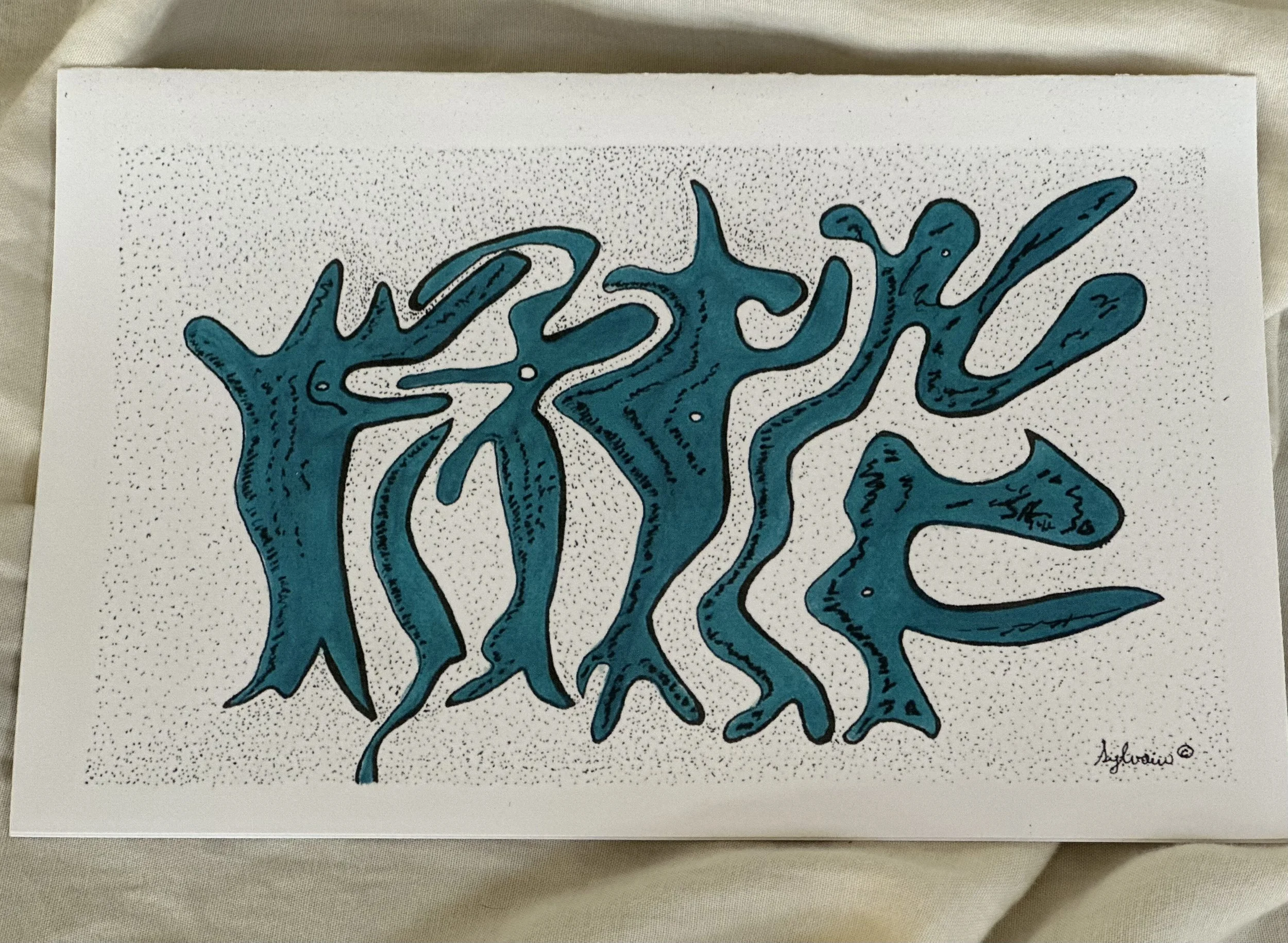Dancing in blue - Danser en bleu