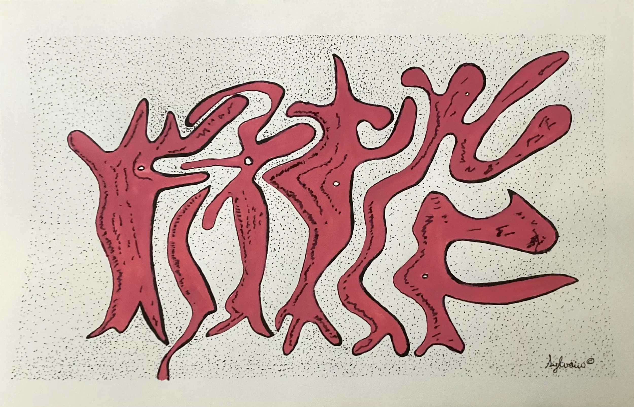 Dancing in red - Danser en rouge