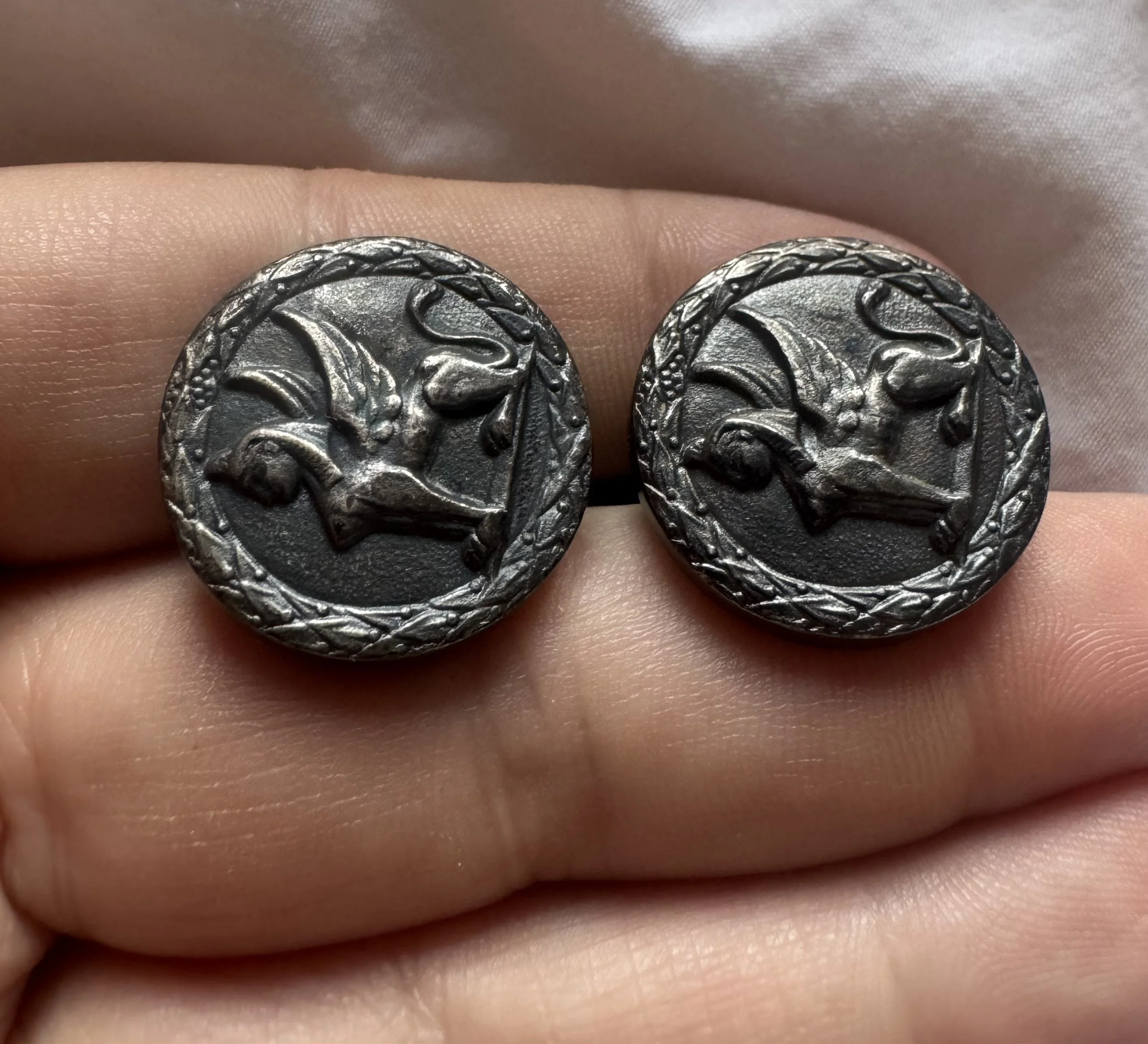 sold! Pewter Sphinx Cufflinks