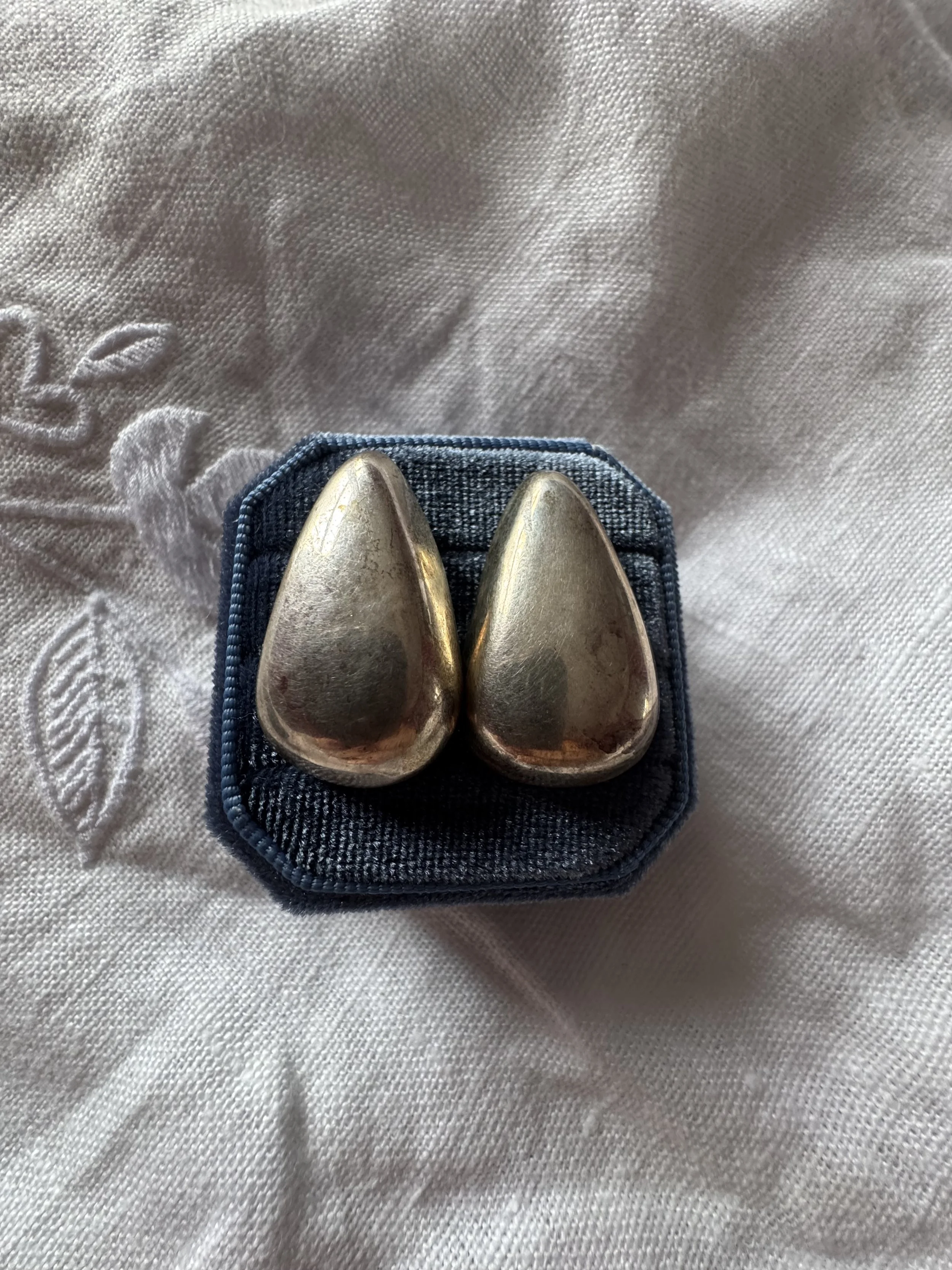 Hefty Sterling Silver Earrings
