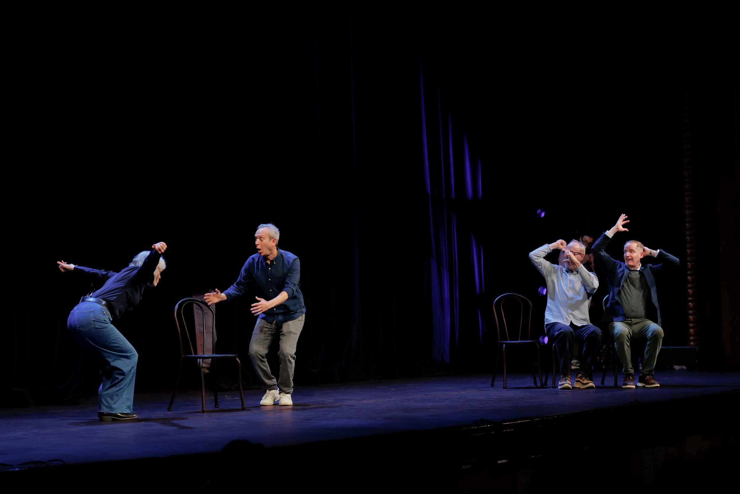 Stephnie Weir, Brad Morris, Matt Walsh, Marc Evan Jackson