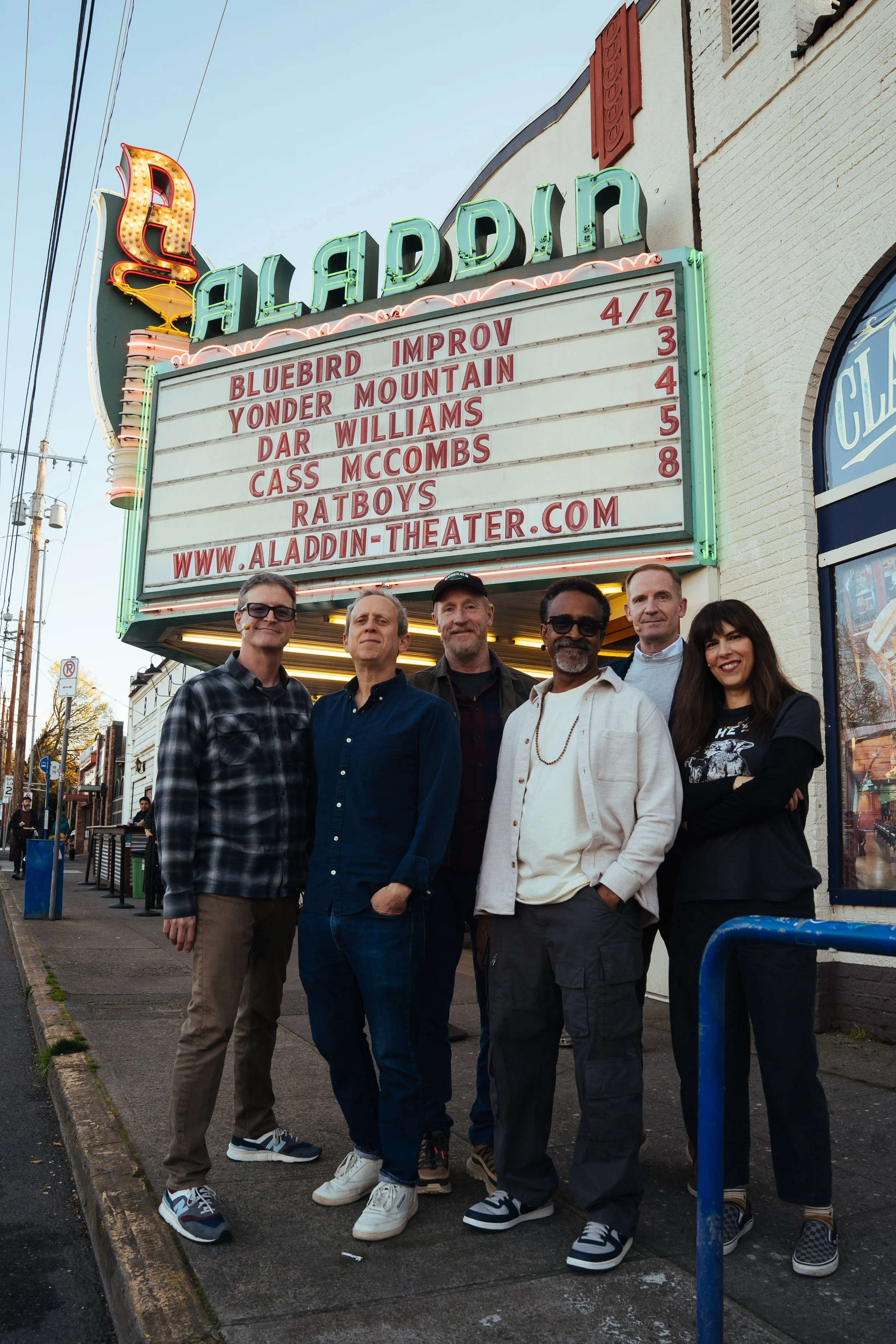 Joe Canale, Brad Morris, Matt Walsh, Tim Meadows, Marc Evan Jackson, Edi Patterso