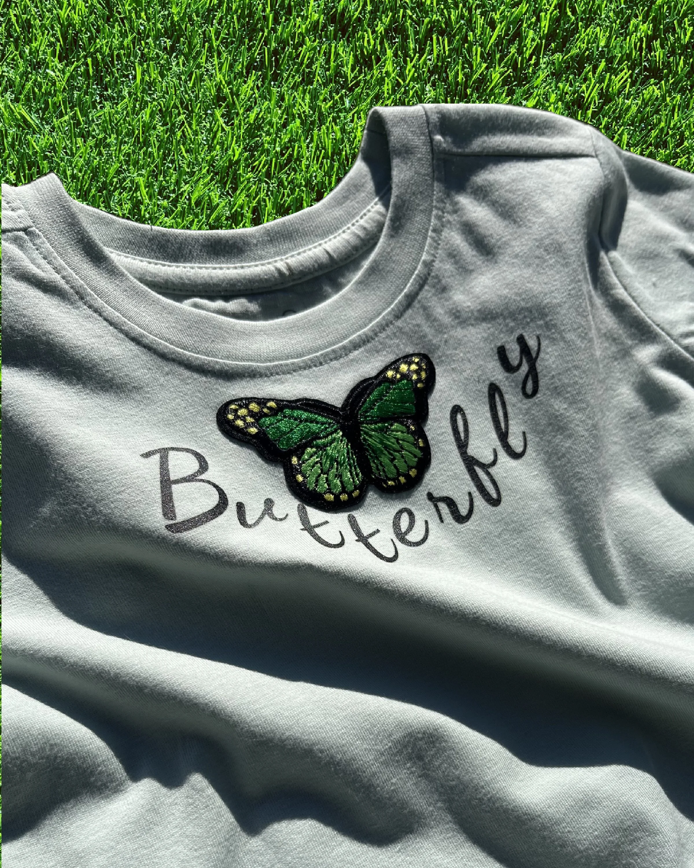 Mint Cursive Butterfly (2t)