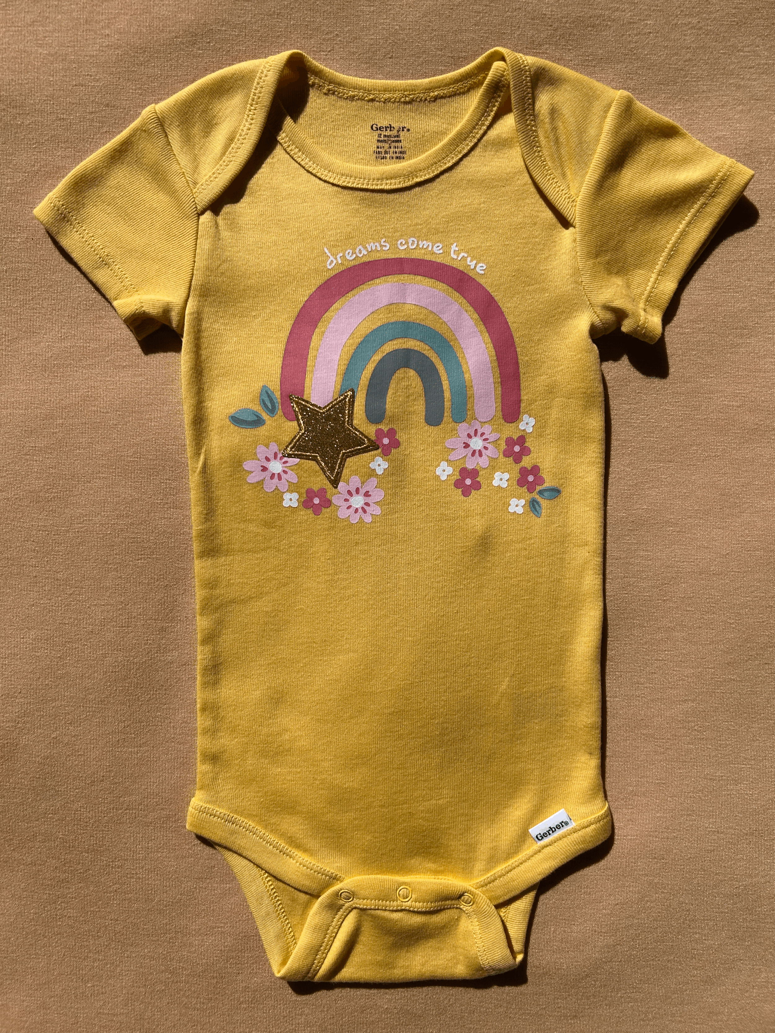 Dreams Come True Rainbow Onesie size 12 months
