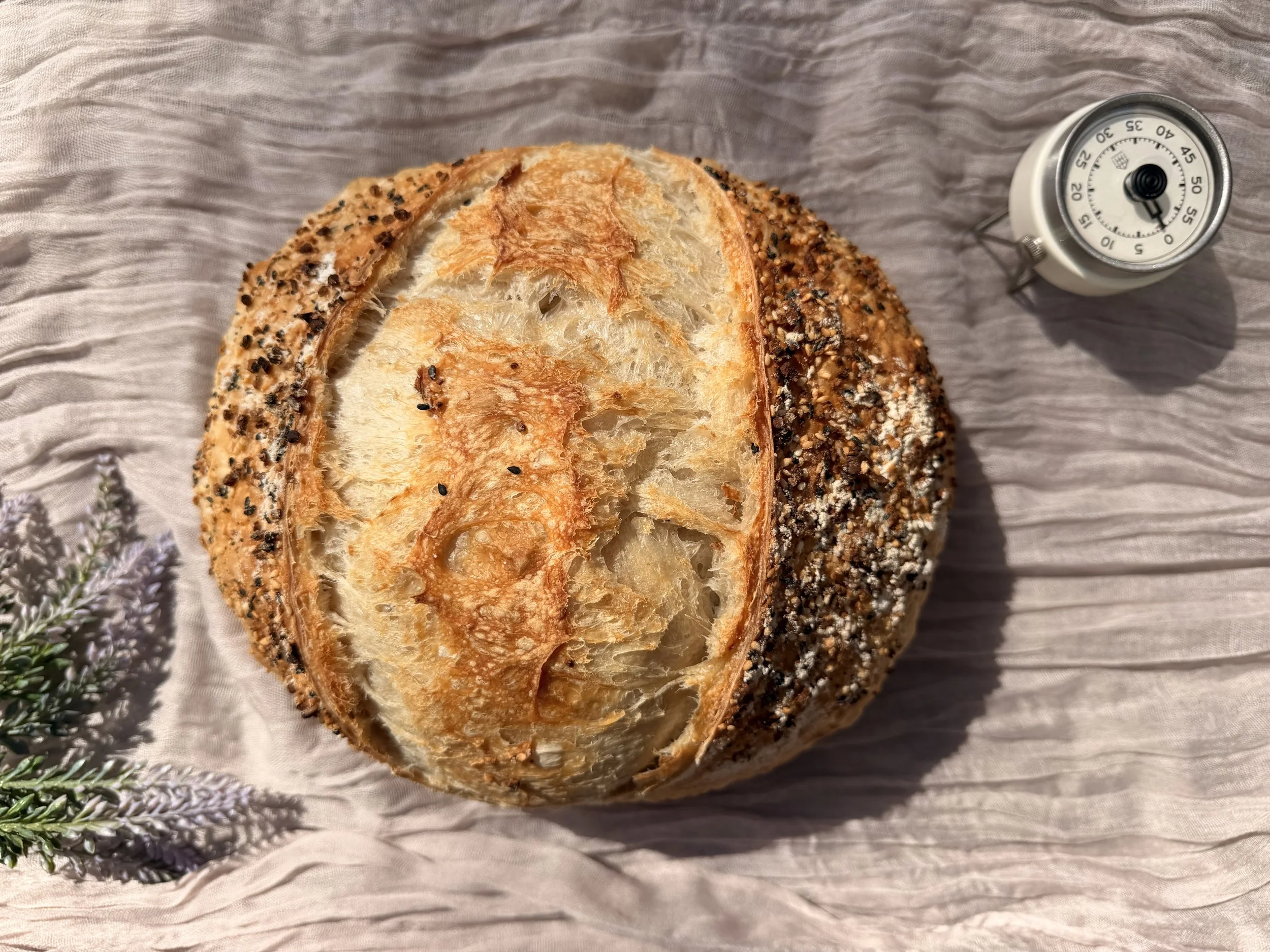 Everything but the bagel Loaf