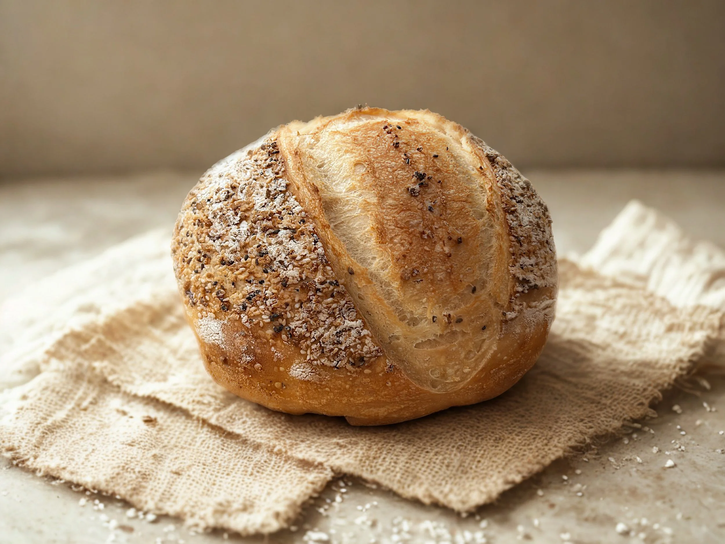 Everything but the bagel Loaf