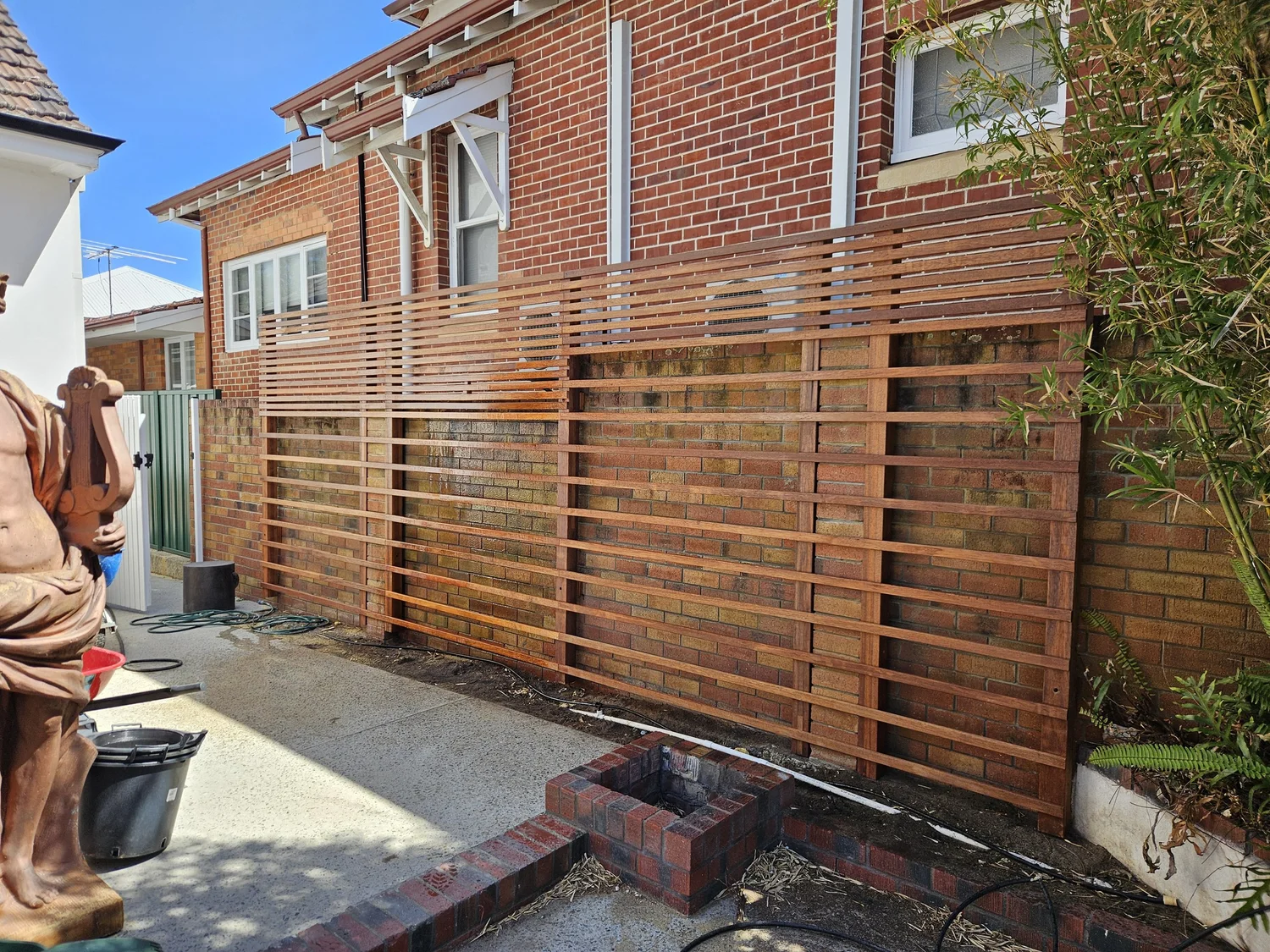 Front yard renovation Perth