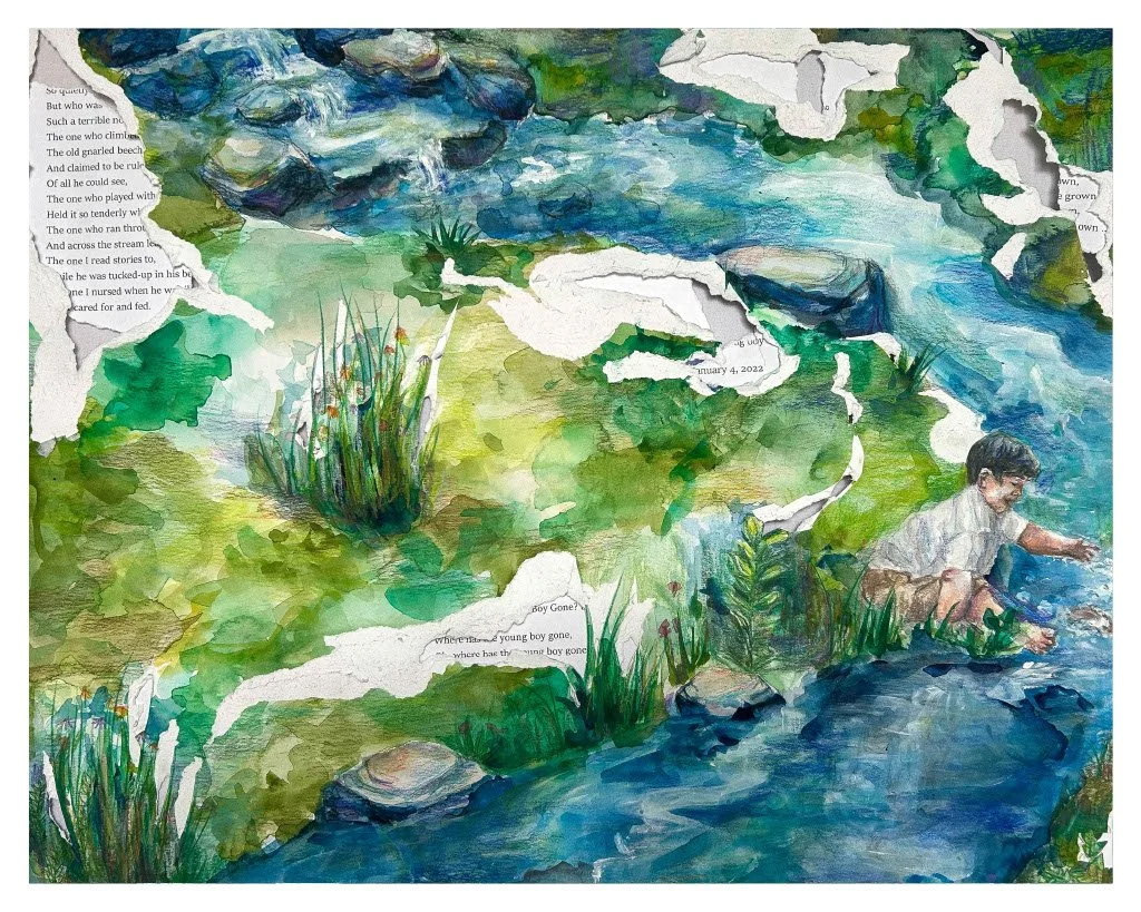The River Flows like a Stream of Glass