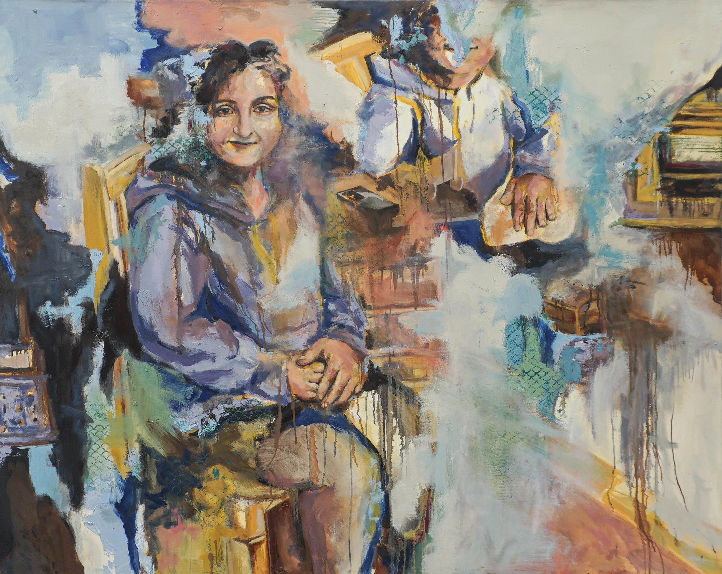Tasneem, Oil on Canvas, 48" x 60", 2026