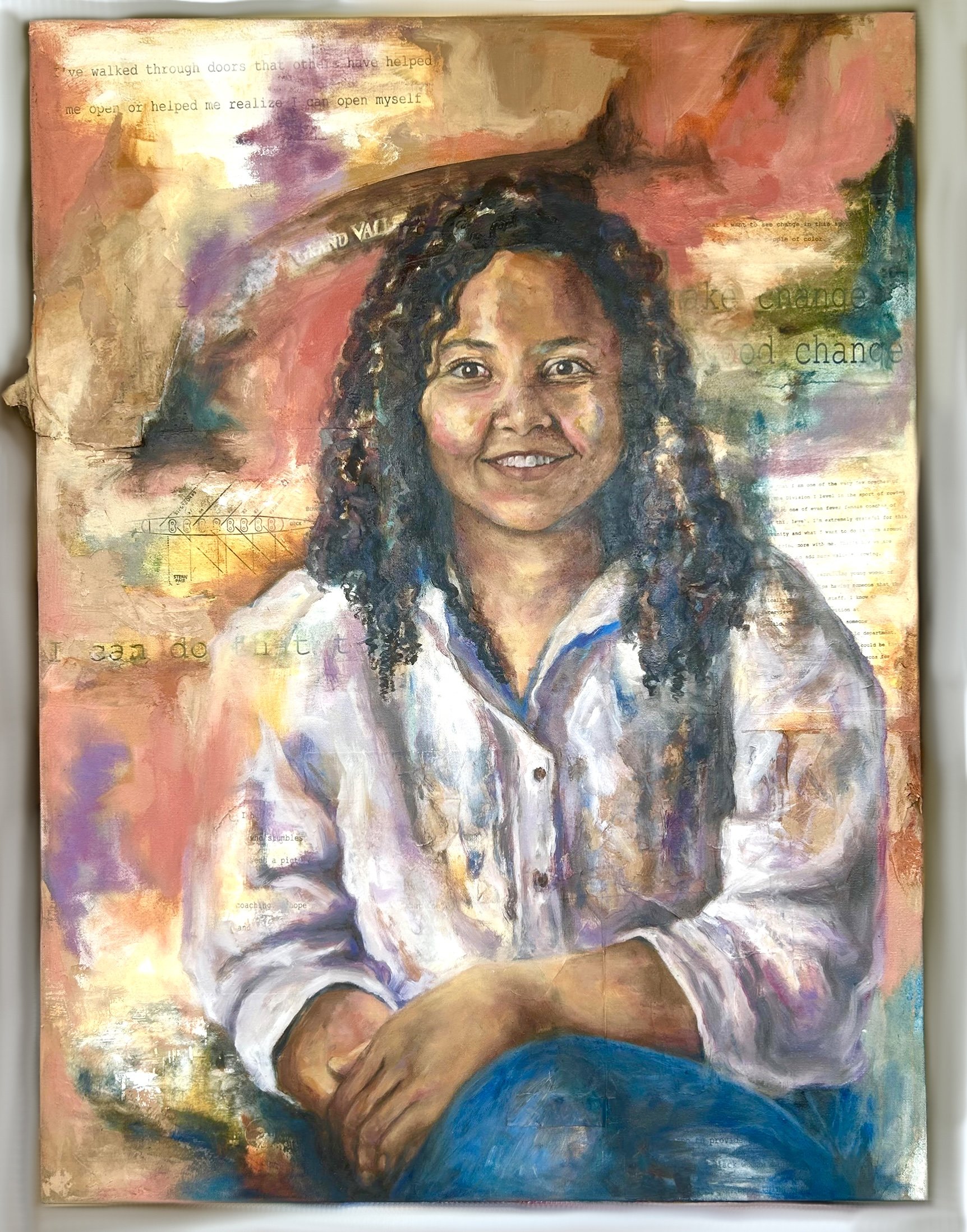 Beacons of Change: Victoria West, Oil on Canvas, 24" x 36", 2025