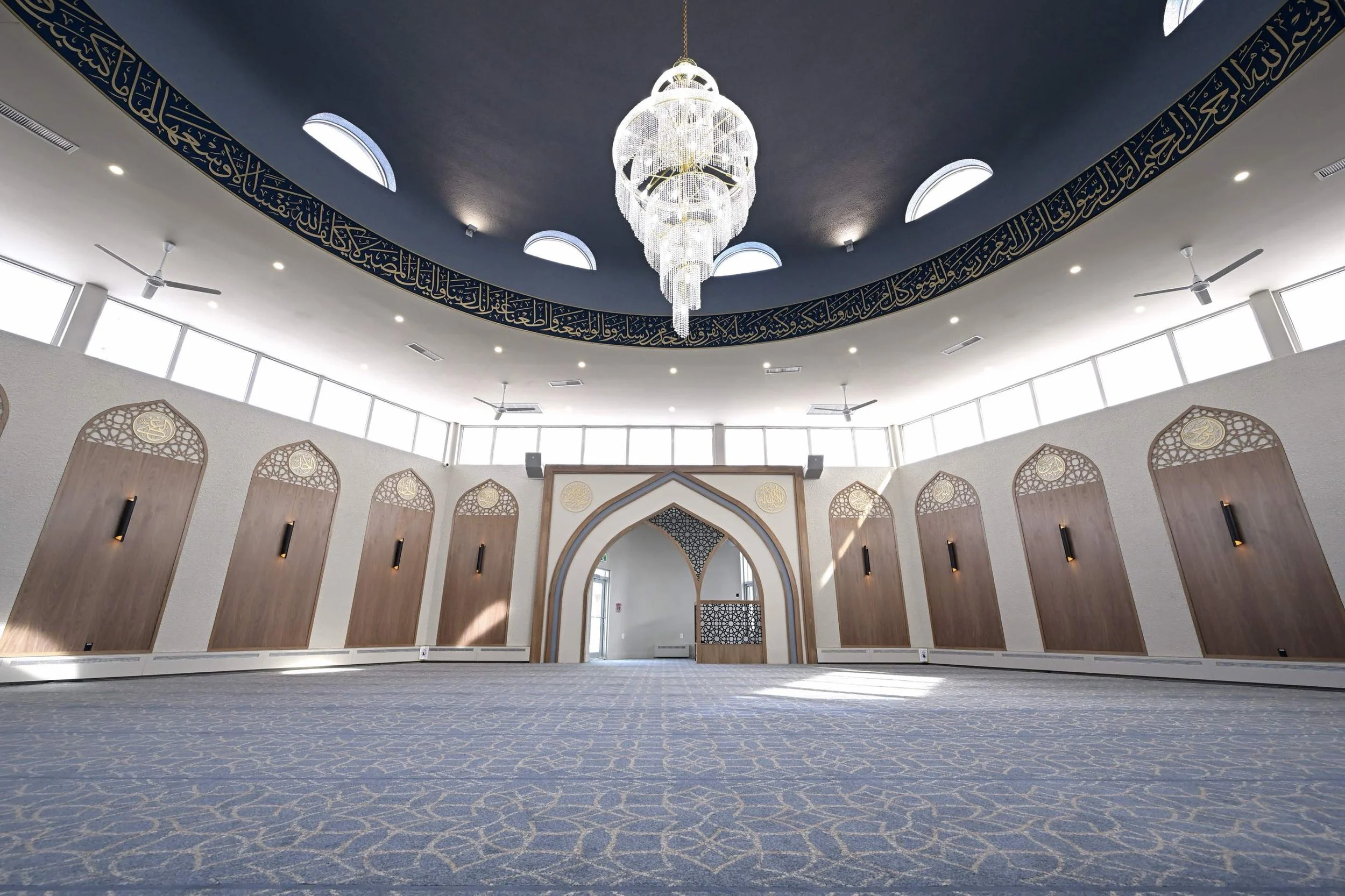 Finished mosque and community hall interior work by iConstruction