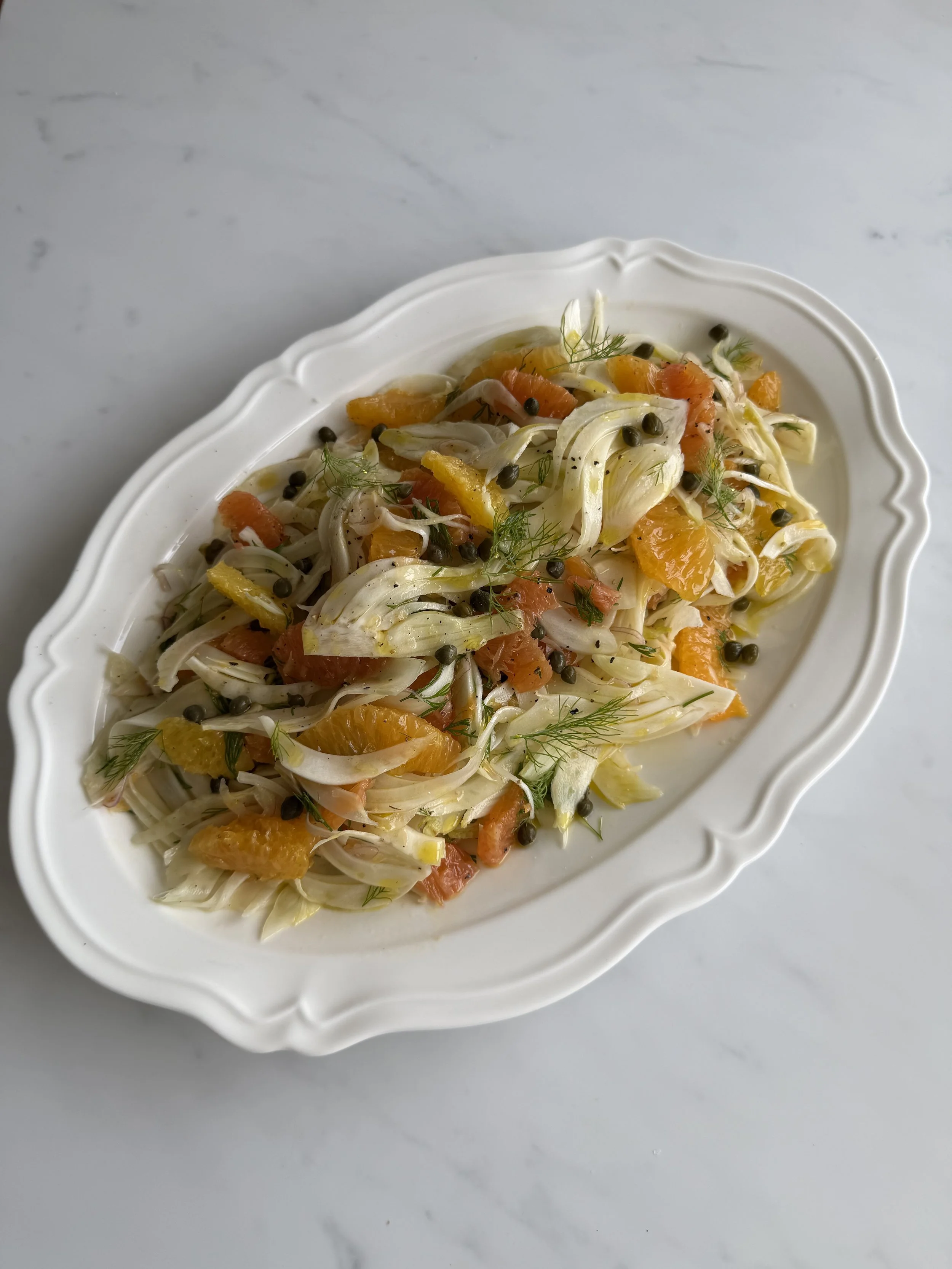 shaved fennel, citrus &amp; dill