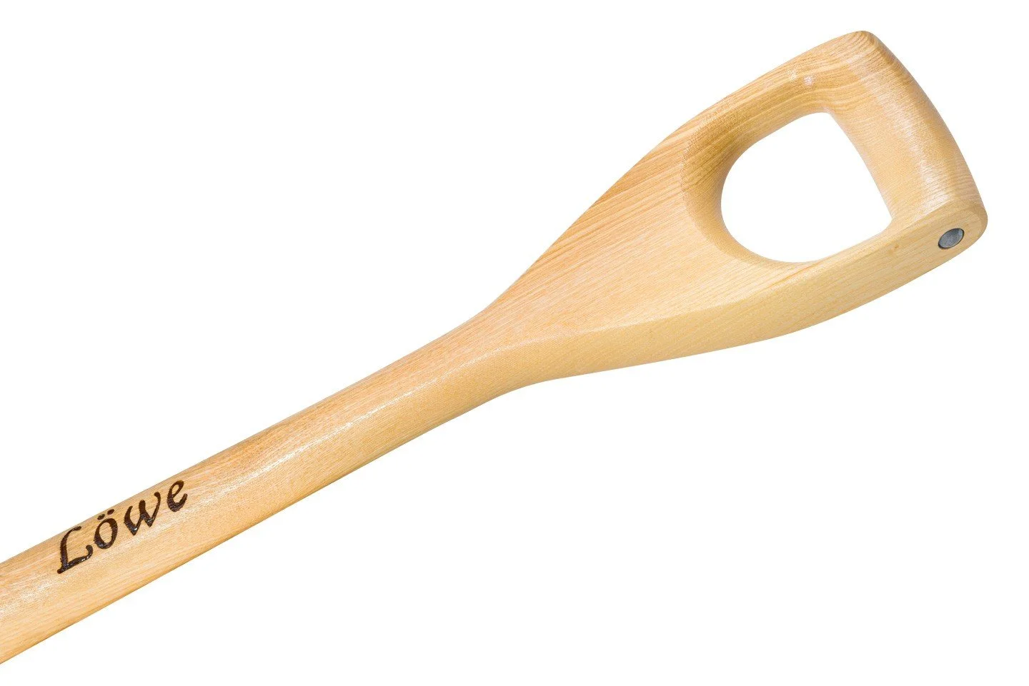 Helko Rheinland 14-inch axe with protective sheath showcasing handle, blade, and safety cover