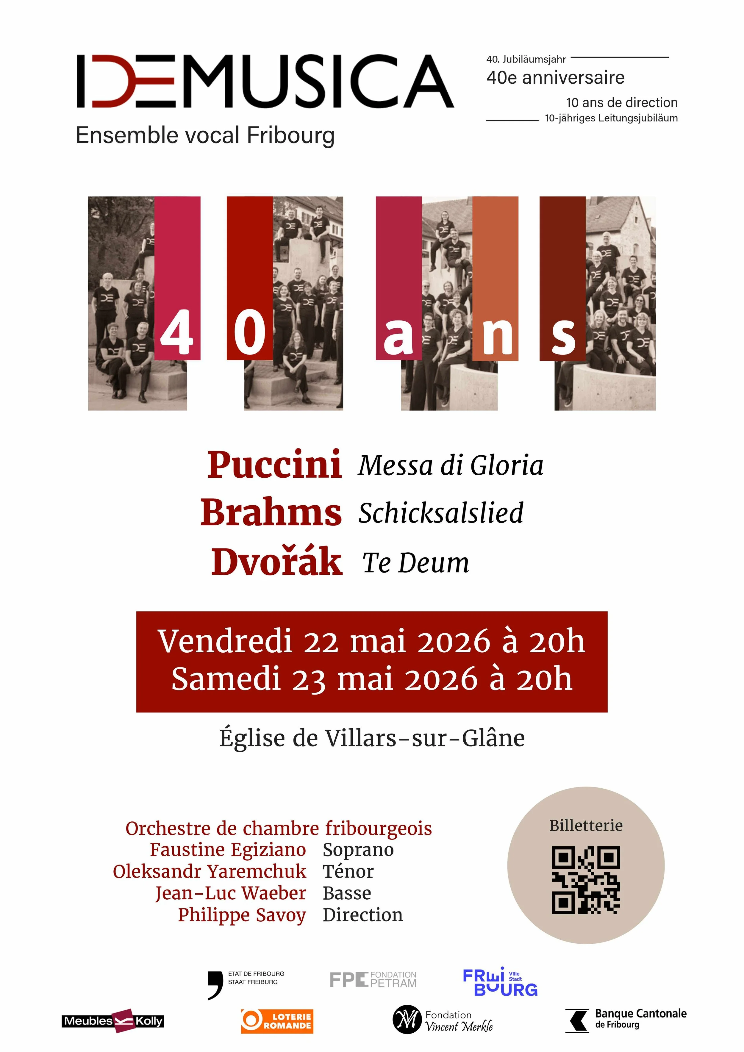 Concert du 40e anniversaire