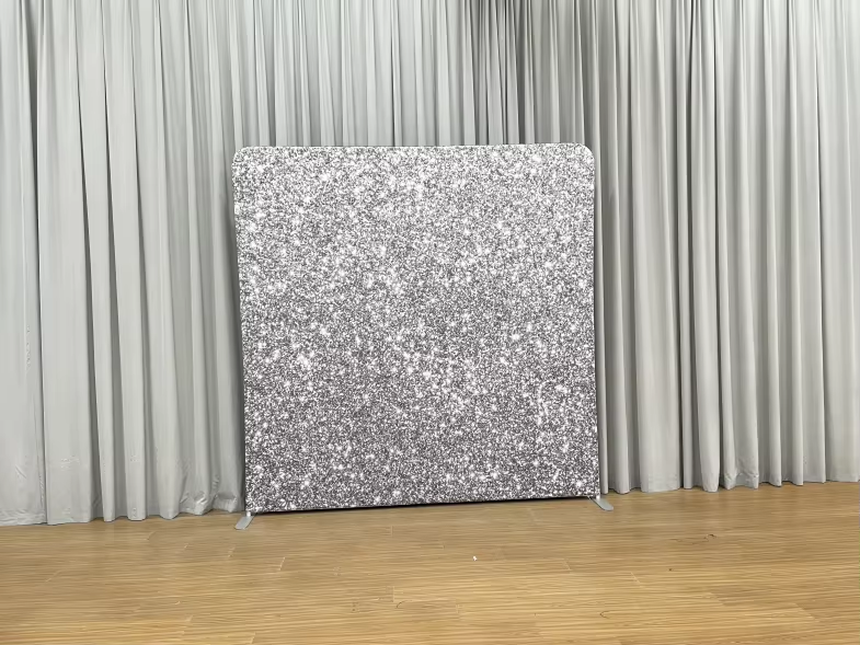 Silver Glitter Backdrop