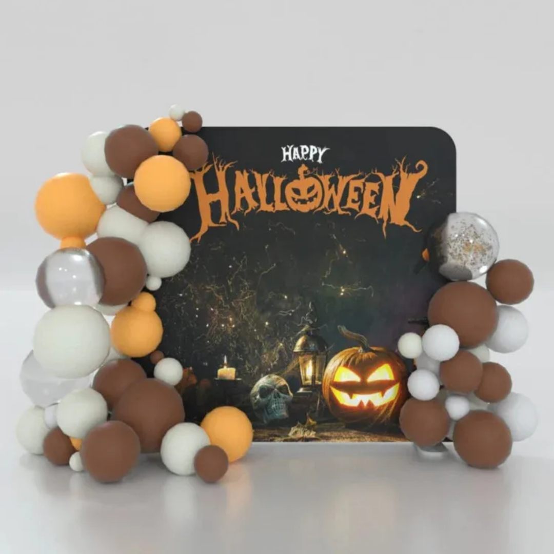 Halloween Pumpkin Backdrop