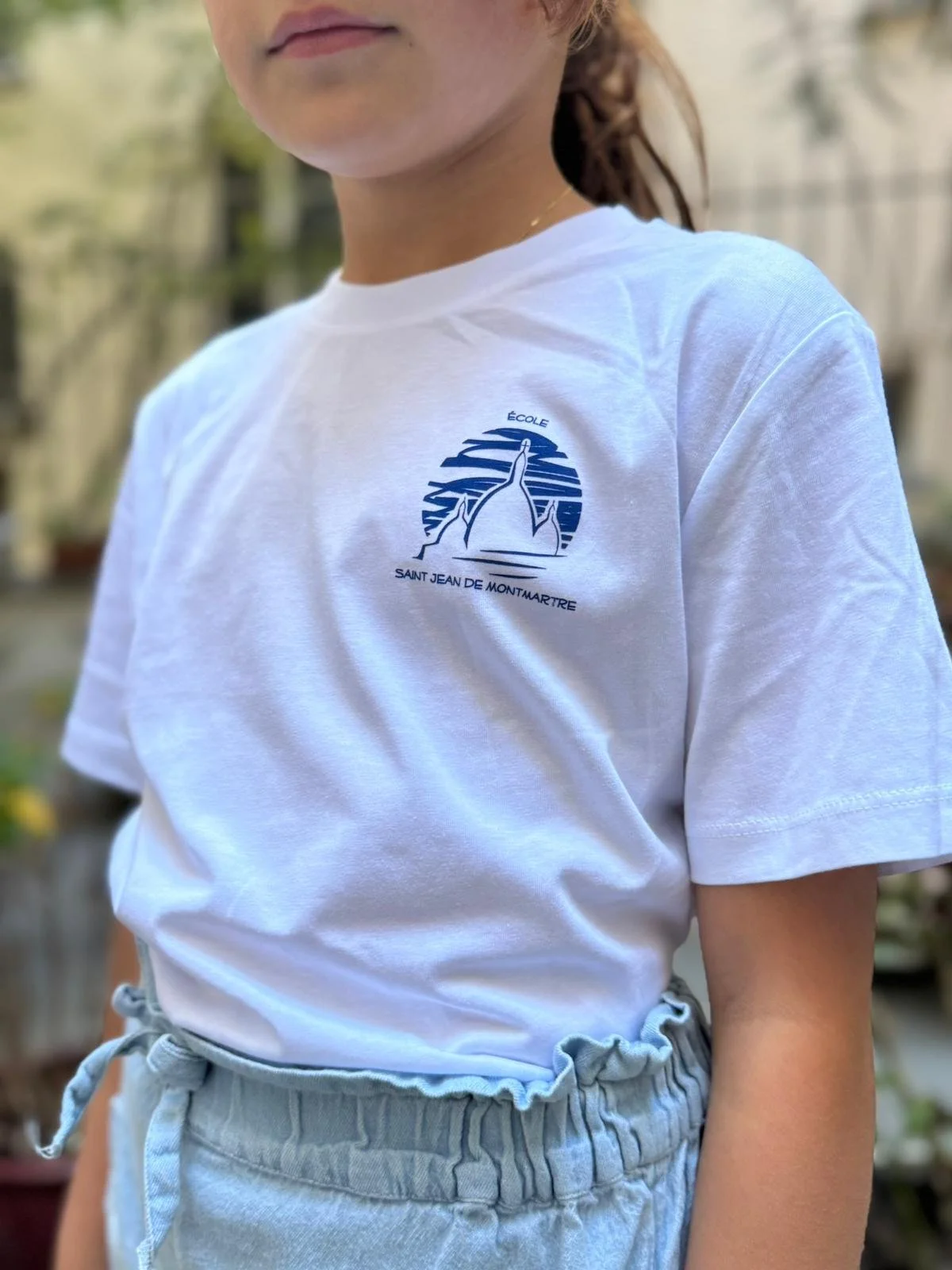 T-shirt avec logo de l'école