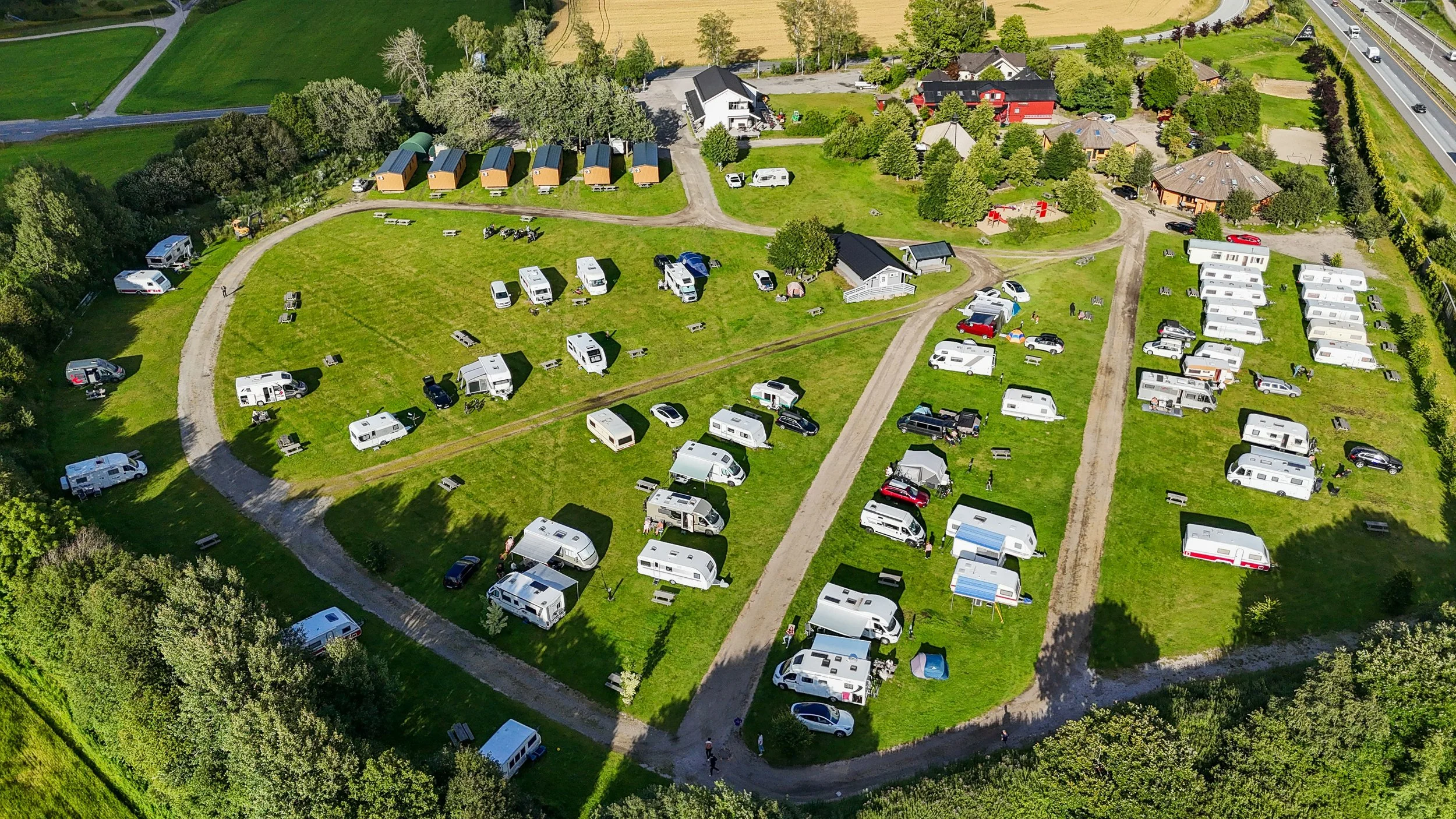 dronefoto beleving van bovenaf