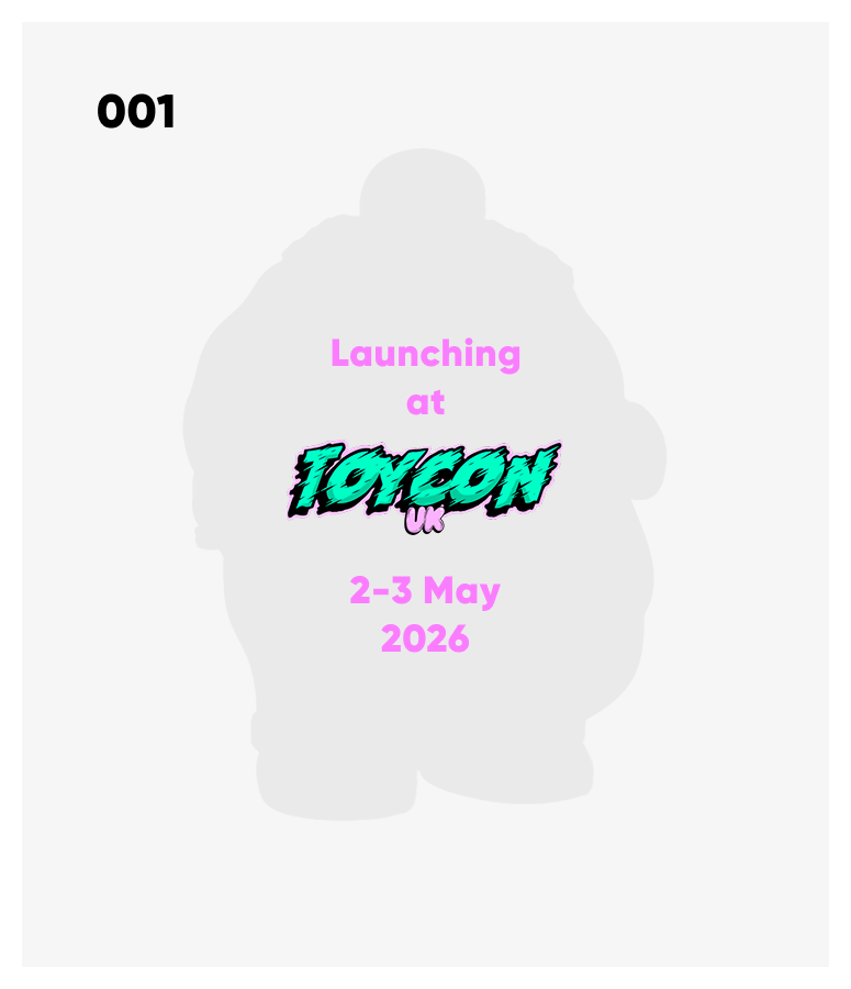 A promotional graphic for ToyCon 2026 featuring a silhouette of a creature with text in pink and teal, indicating the event date is May 2-3, 2026.