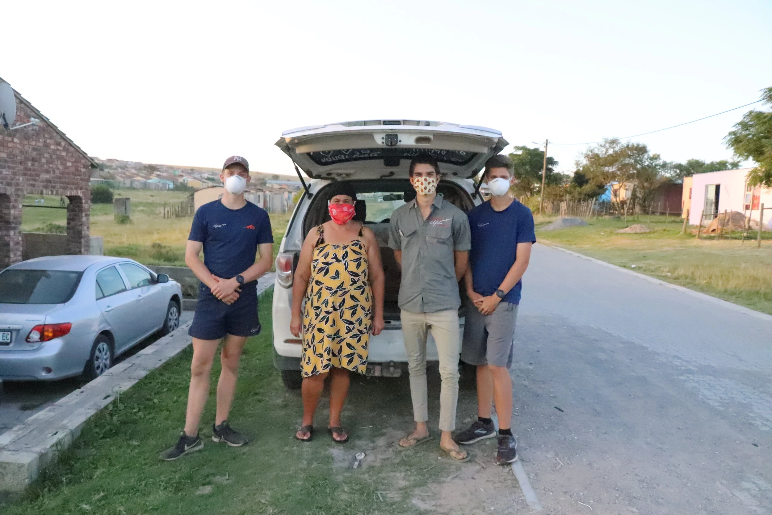 Delivering soup to the local community to be distributed to those most affected by the lockdown.