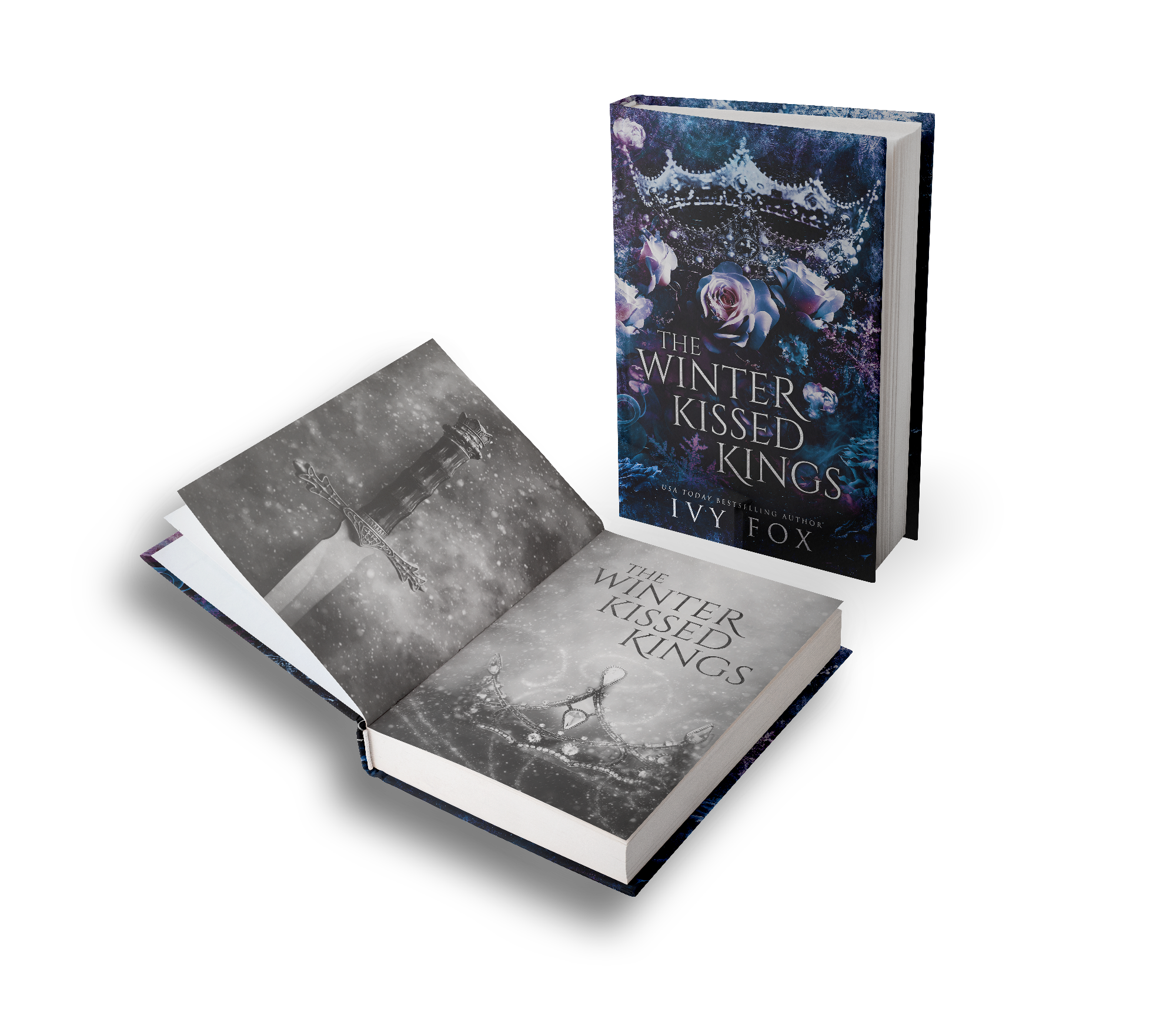 Hardcover of The Winter Kissed Kings by Ivy Fox