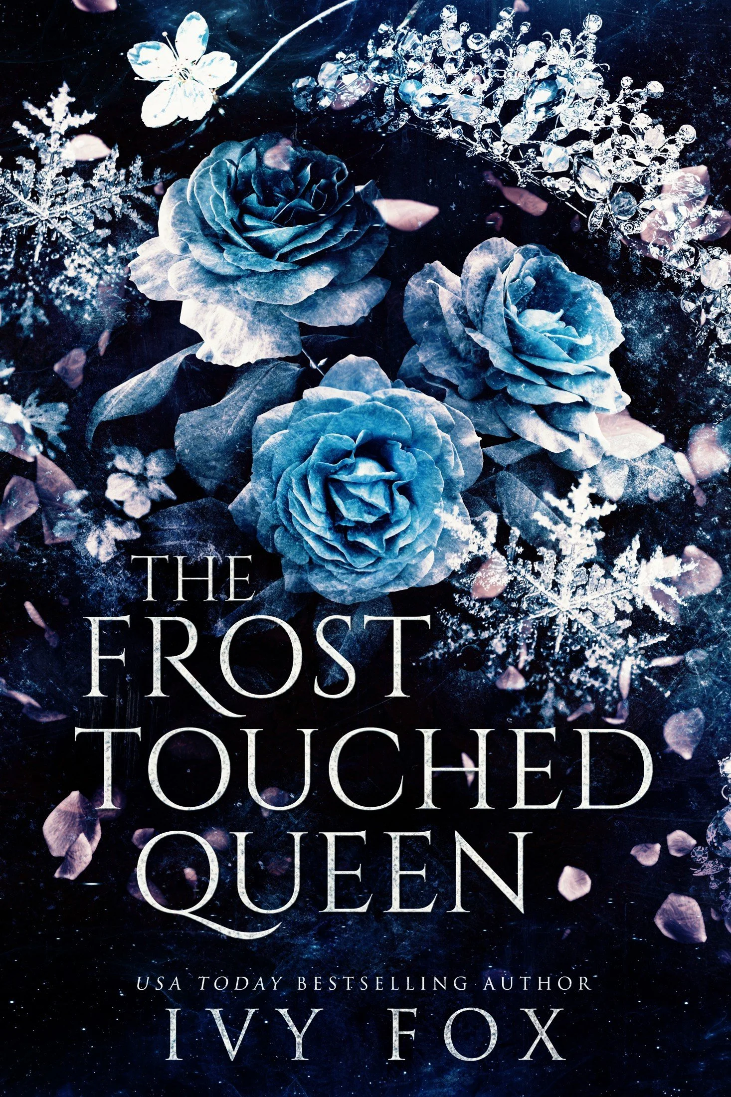 Book Cover of The Frost Touched Queen by Ivy Fox
