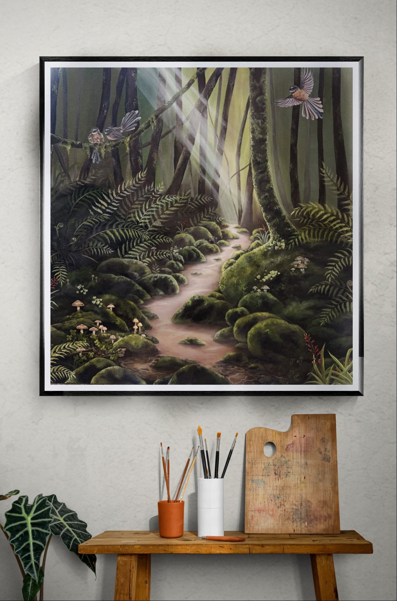 Whispers Amongst The Ferns - Piwakawaka