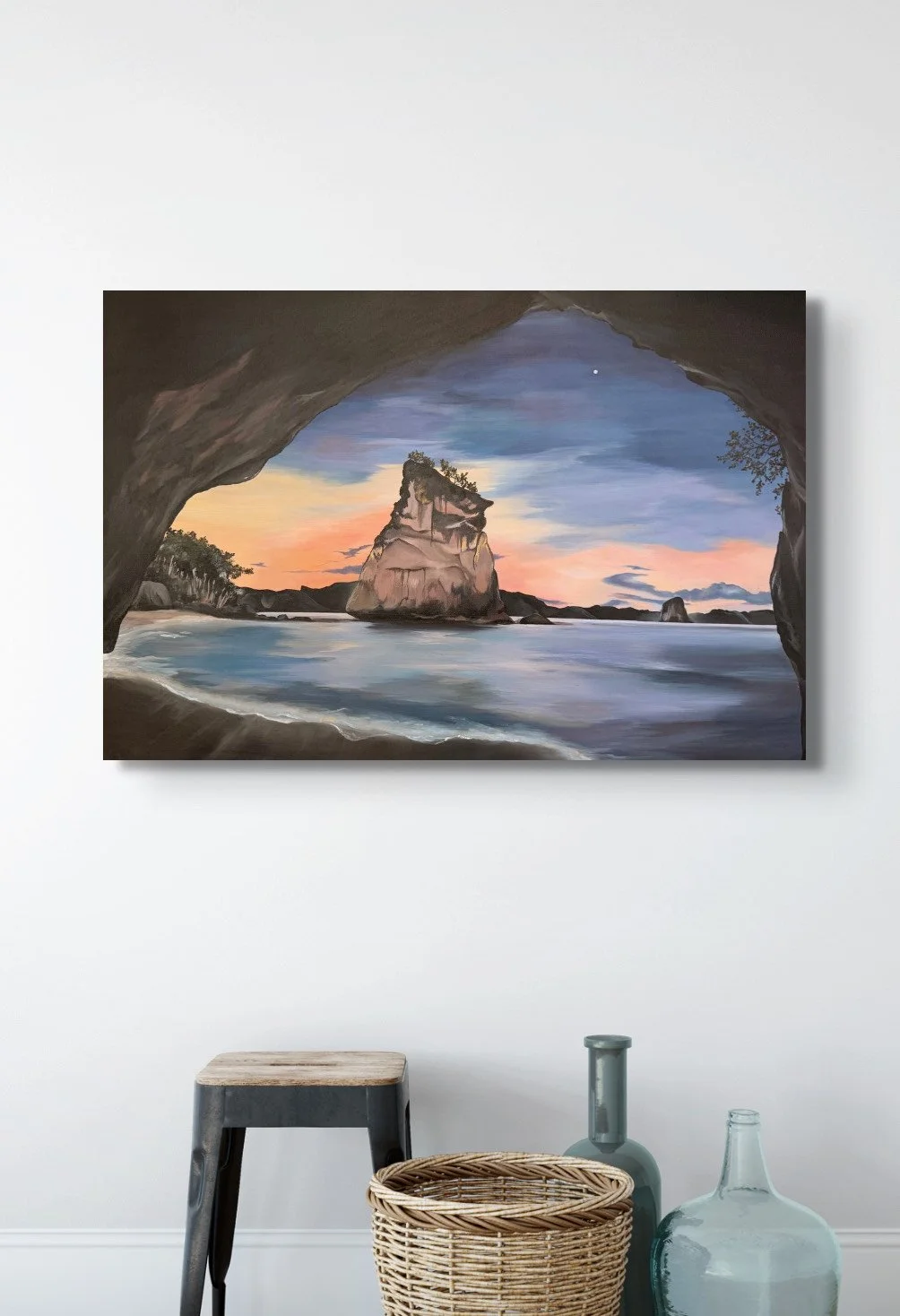 Dusk at Cathedral Cove
